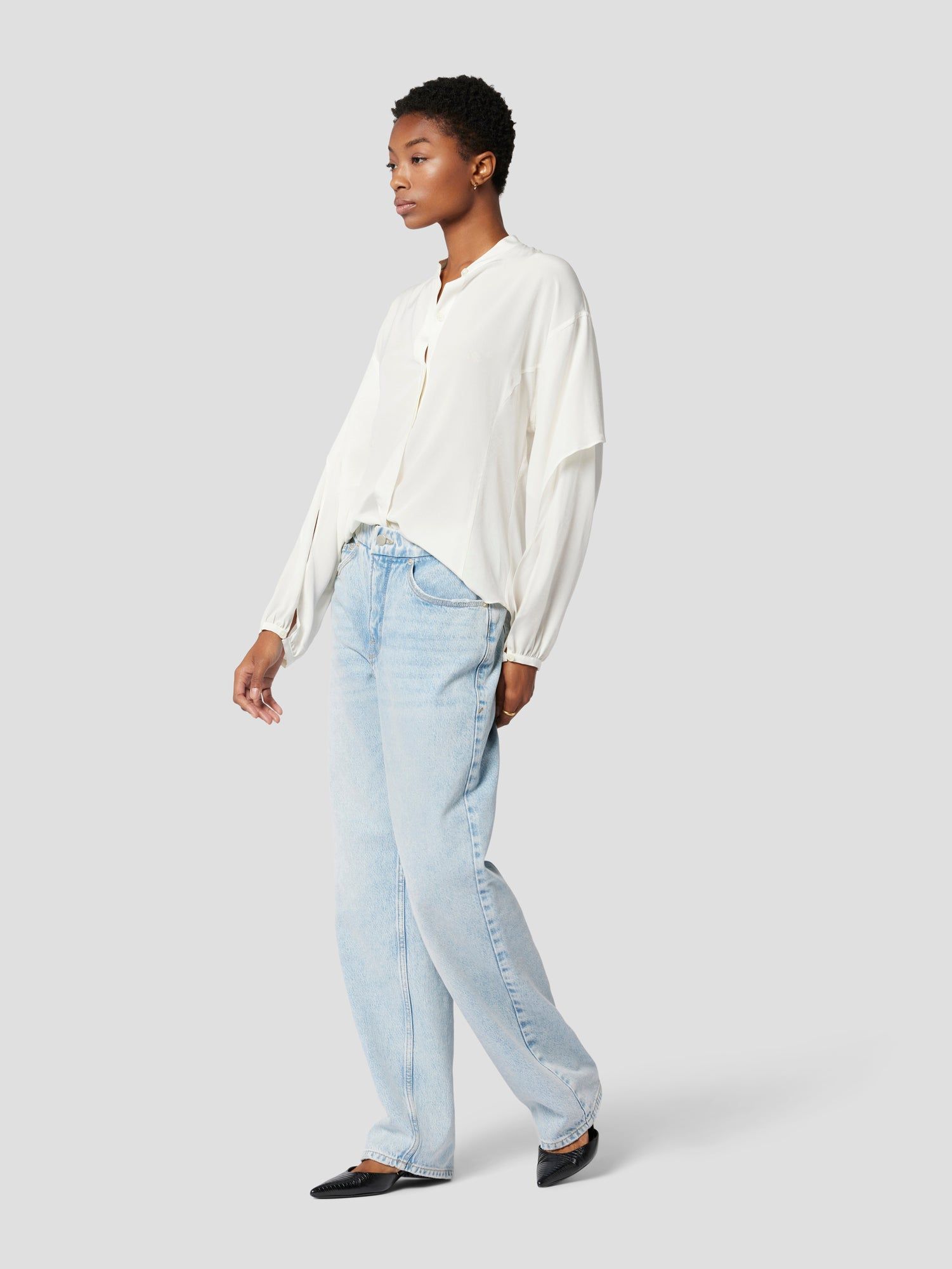 AMARA SILK SHIRT sold by Equipment product image thumbnail 5