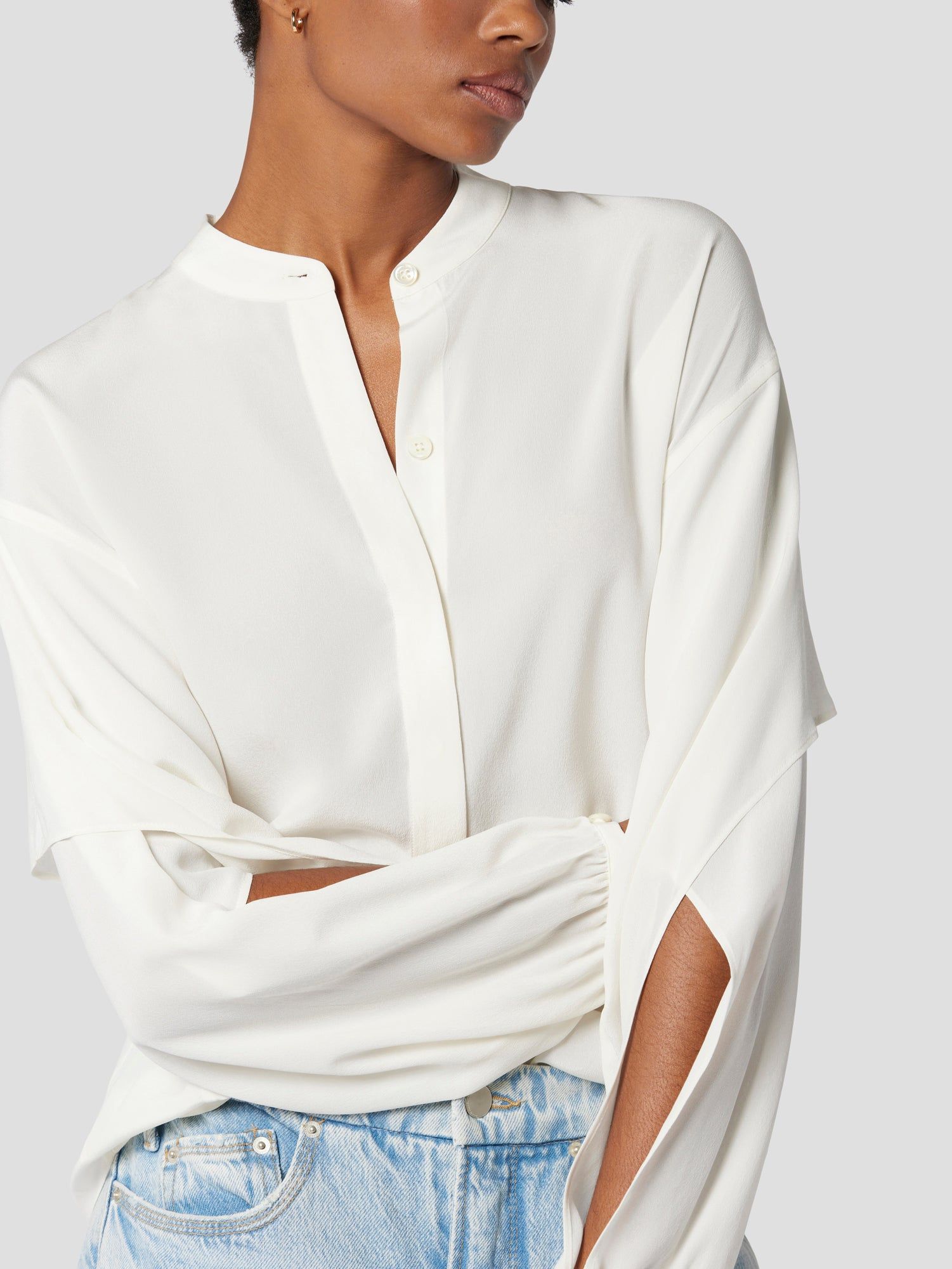 AMARA SILK SHIRT sold by Equipment product image thumbnail 3