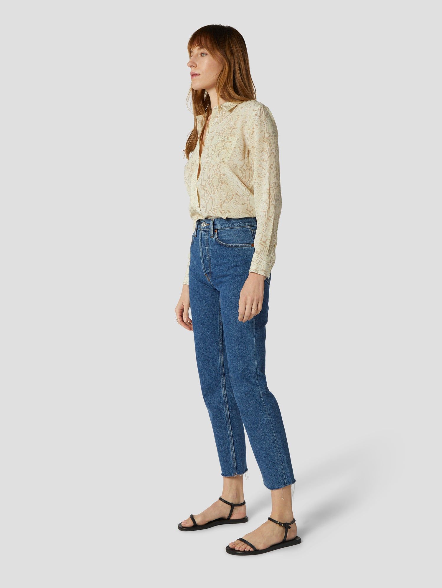 LEEMA SILK SHIRT WITH POCKET sold by Equipment product image thumbnail 4