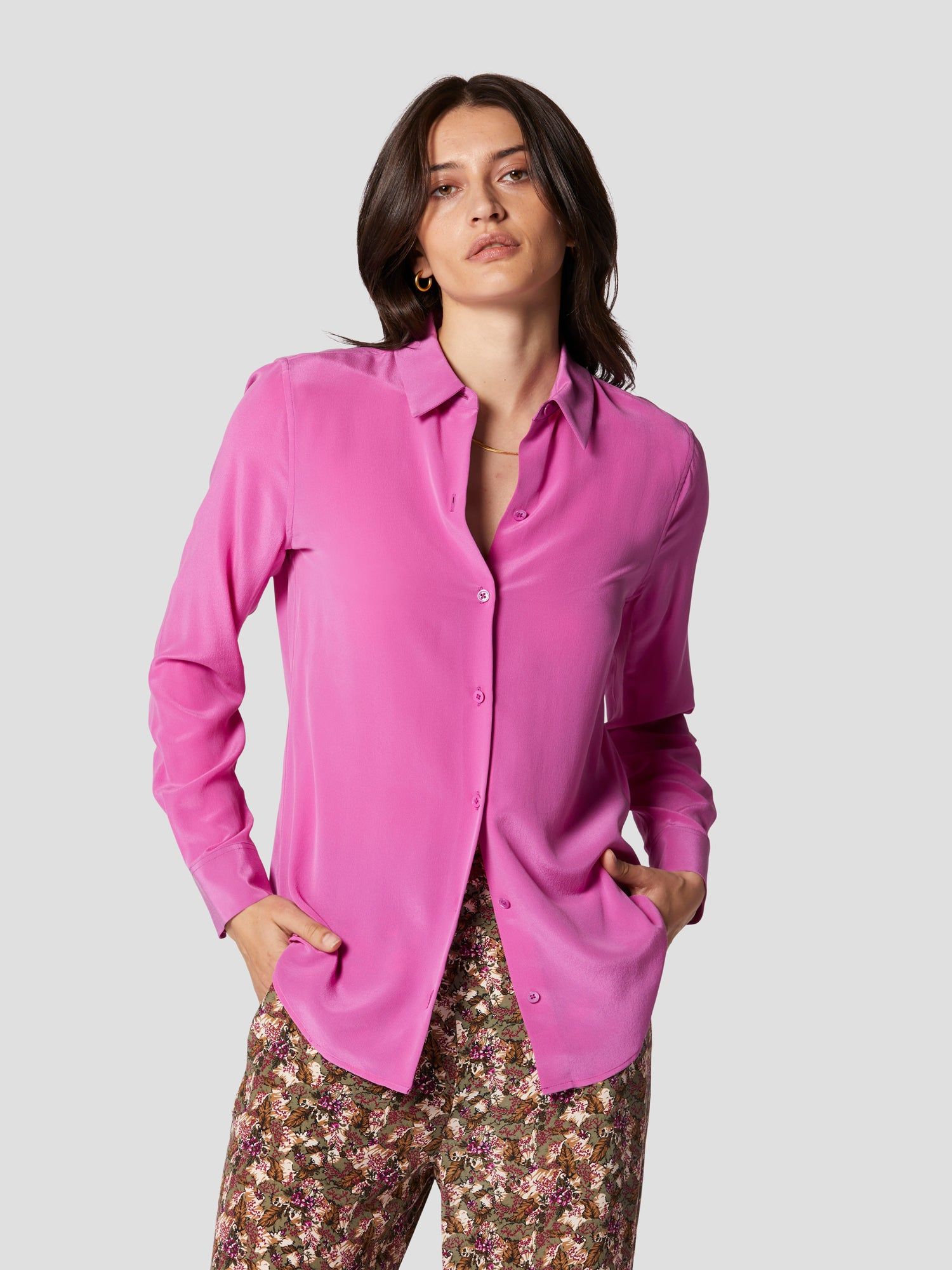 ESSENTIAL SILK SHIRT sold by Equipment product image thumbnail 2