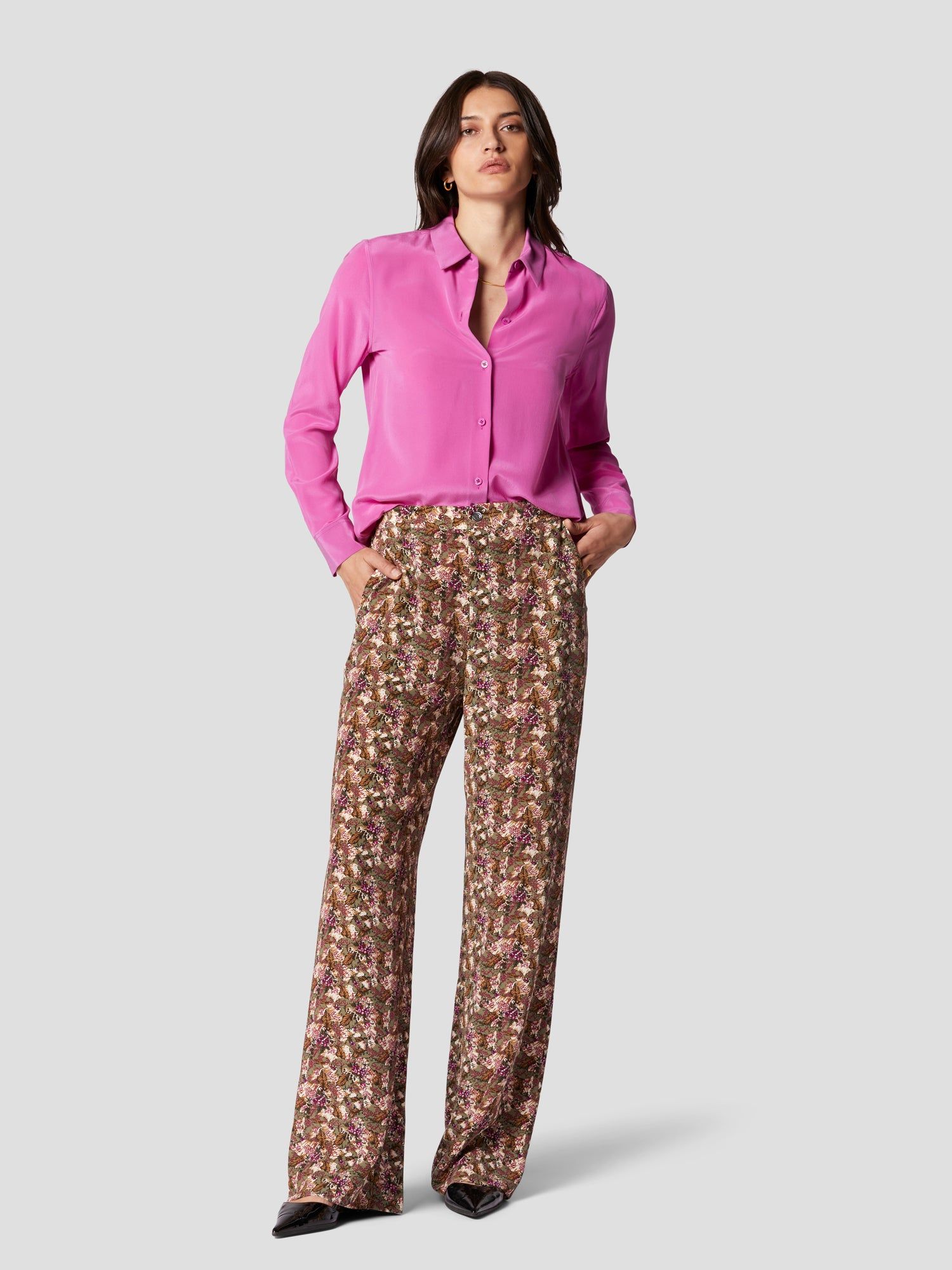 ESSENTIAL SILK SHIRT sold by Equipment product image thumbnail 3