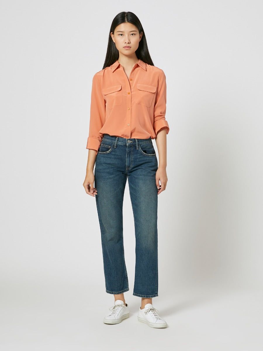Slim Signature Silk Shirt sold by Equipment product image thumbnail 2