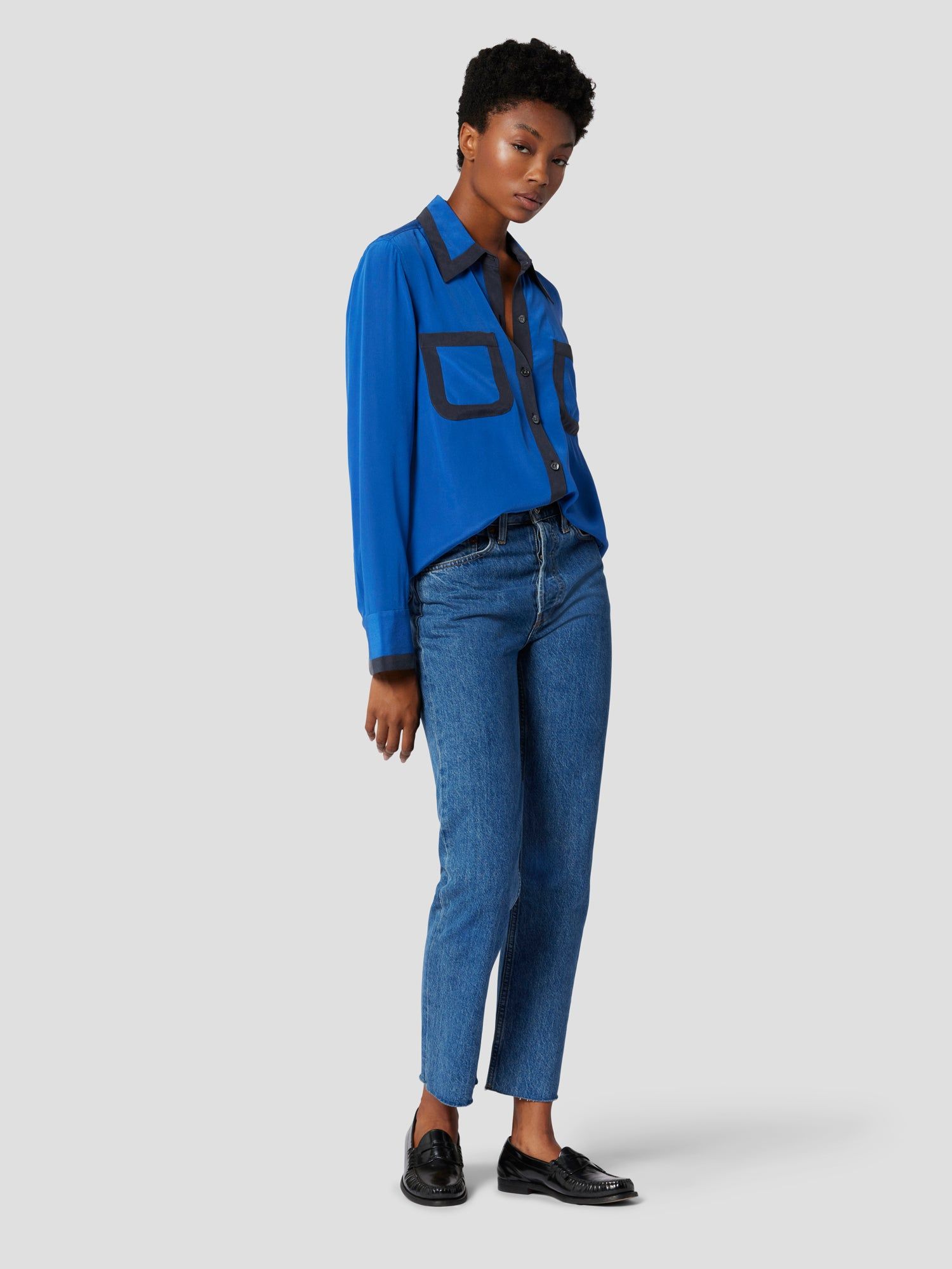 LEONCEL SILK SHIRT sold by Equipment product image thumbnail 5