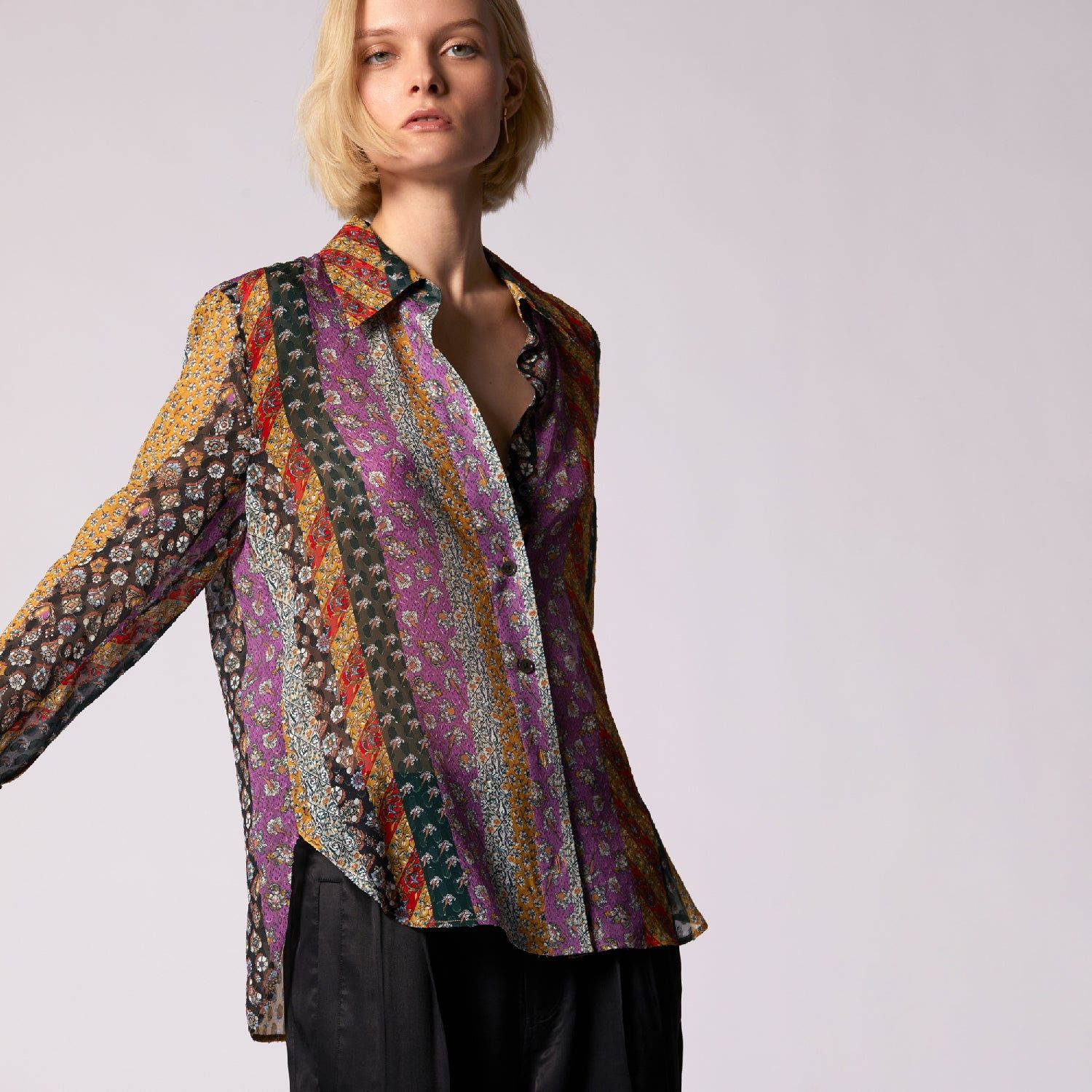 Quinne Silk Shirt sold by Equipment product image thumbnail 5