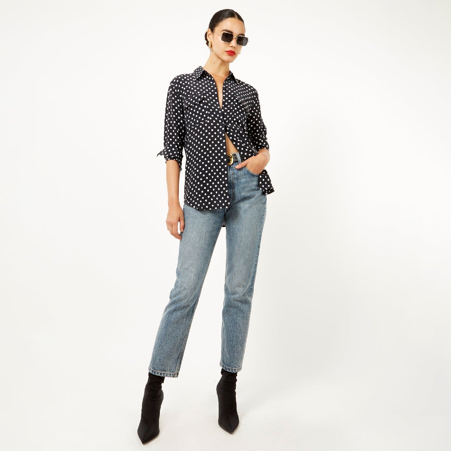 Slim Signature Silk Shirt sold by Equipment product image thumbnail 2