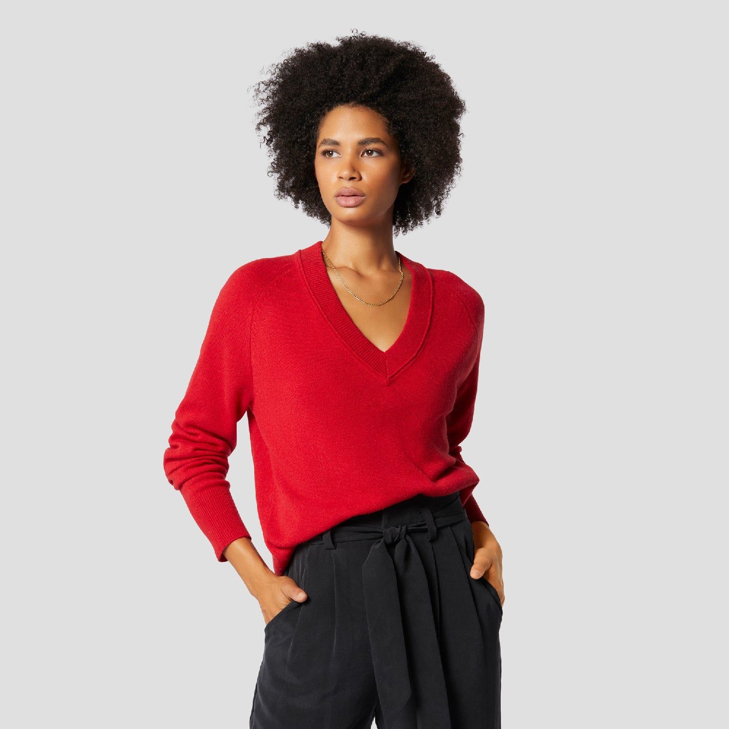 Madalene V-Neck Cashmere Sweater sold by Equipment product image thumbnail 7