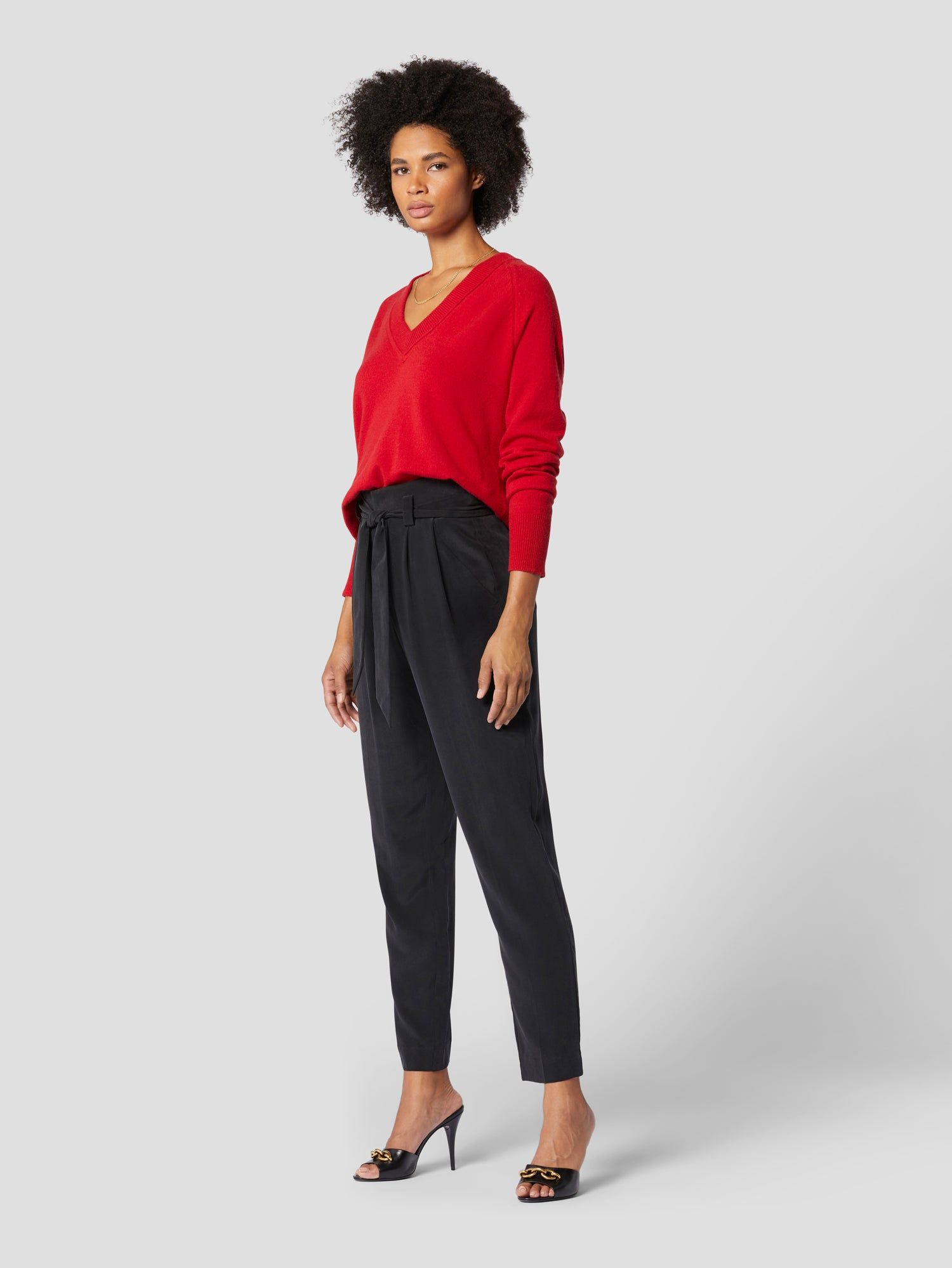 Madalene V-Neck Cashmere Sweater sold by Equipment product image thumbnail 5