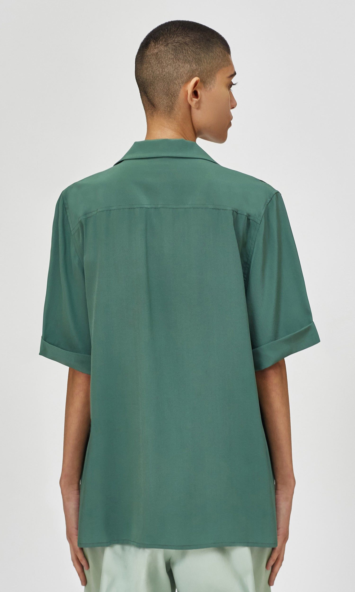 The Short Sleeve Original Silk Cuban Shirt sold by Equipment product image thumbnail 8