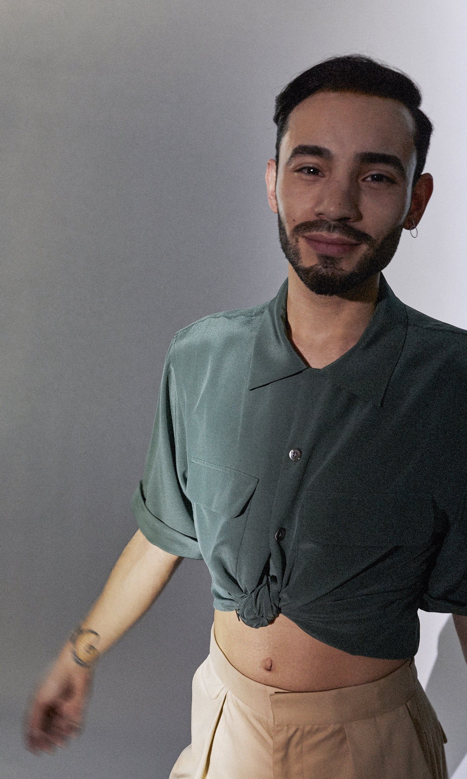 The Short Sleeve Original Silk Cuban Shirt sold by Equipment product image thumbnail 11