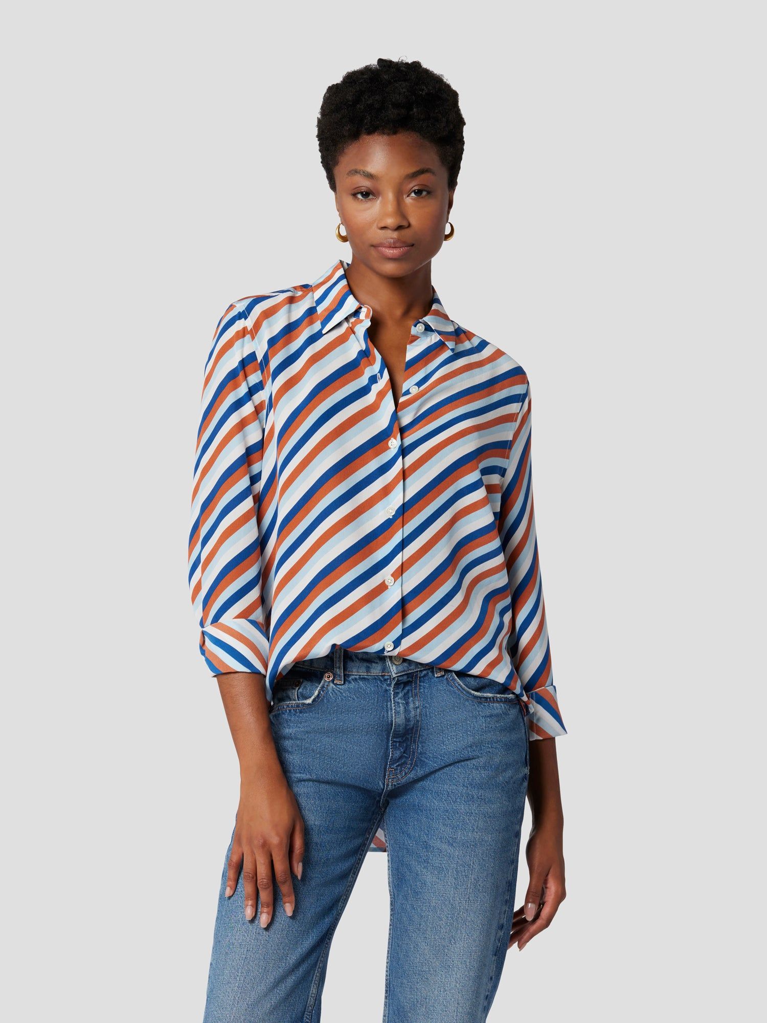 ESSENTIAL SILK SHIRT sold by Equipment