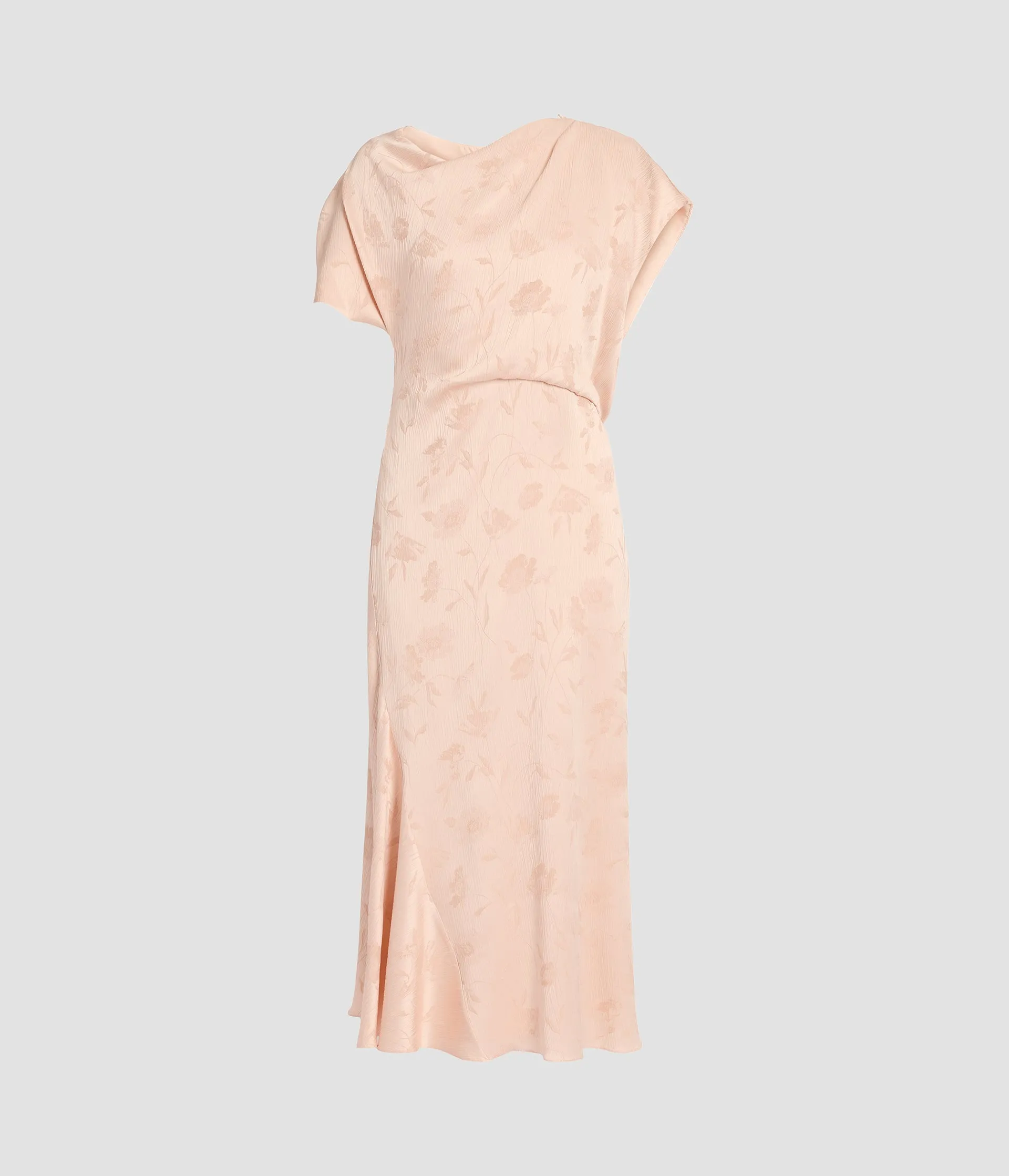 Floral Creponne Jacquard Short Sleeve Midi Dress sold by ERDEM