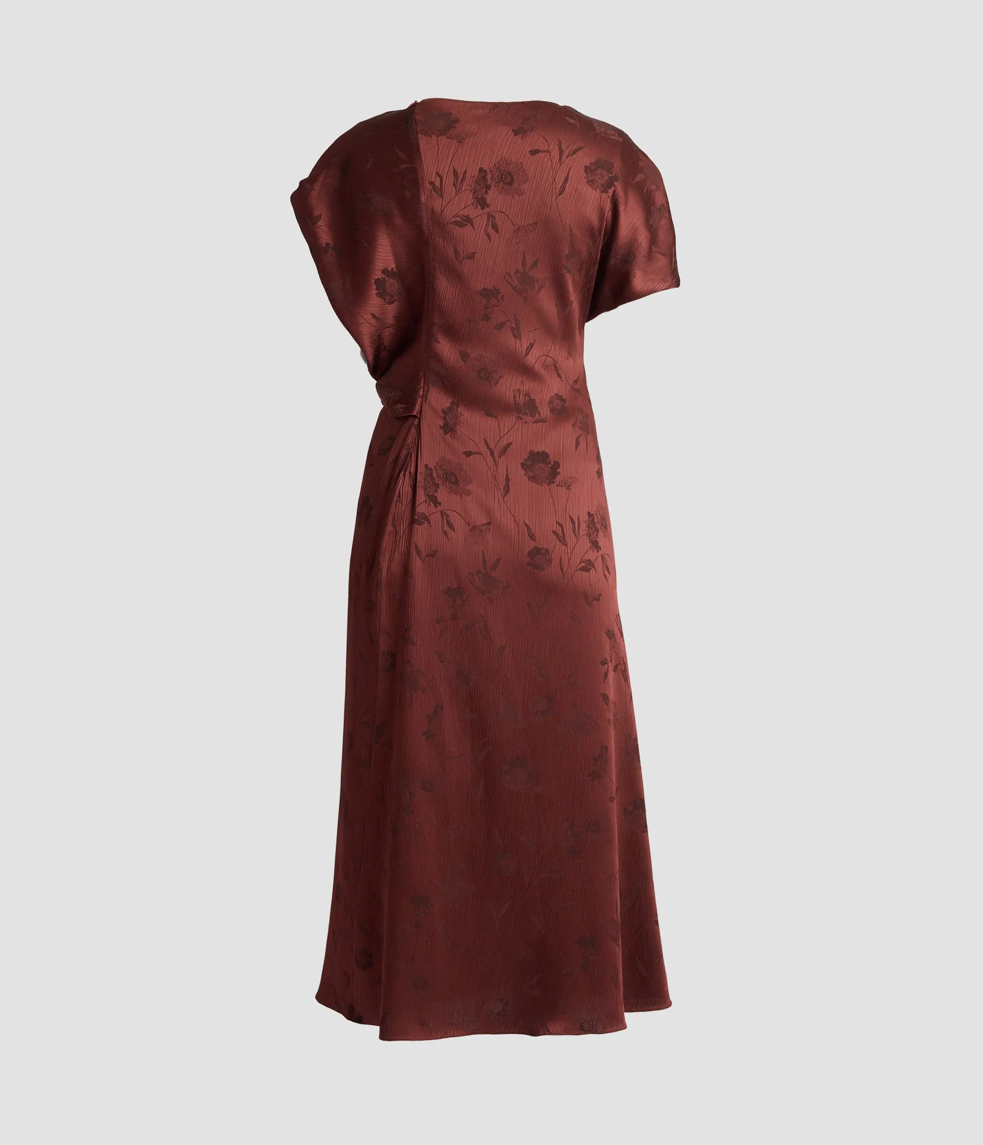 Floral Creponne Jacquard Short Sleeve Midi Dress sold by ERDEM product image thumbnail 2