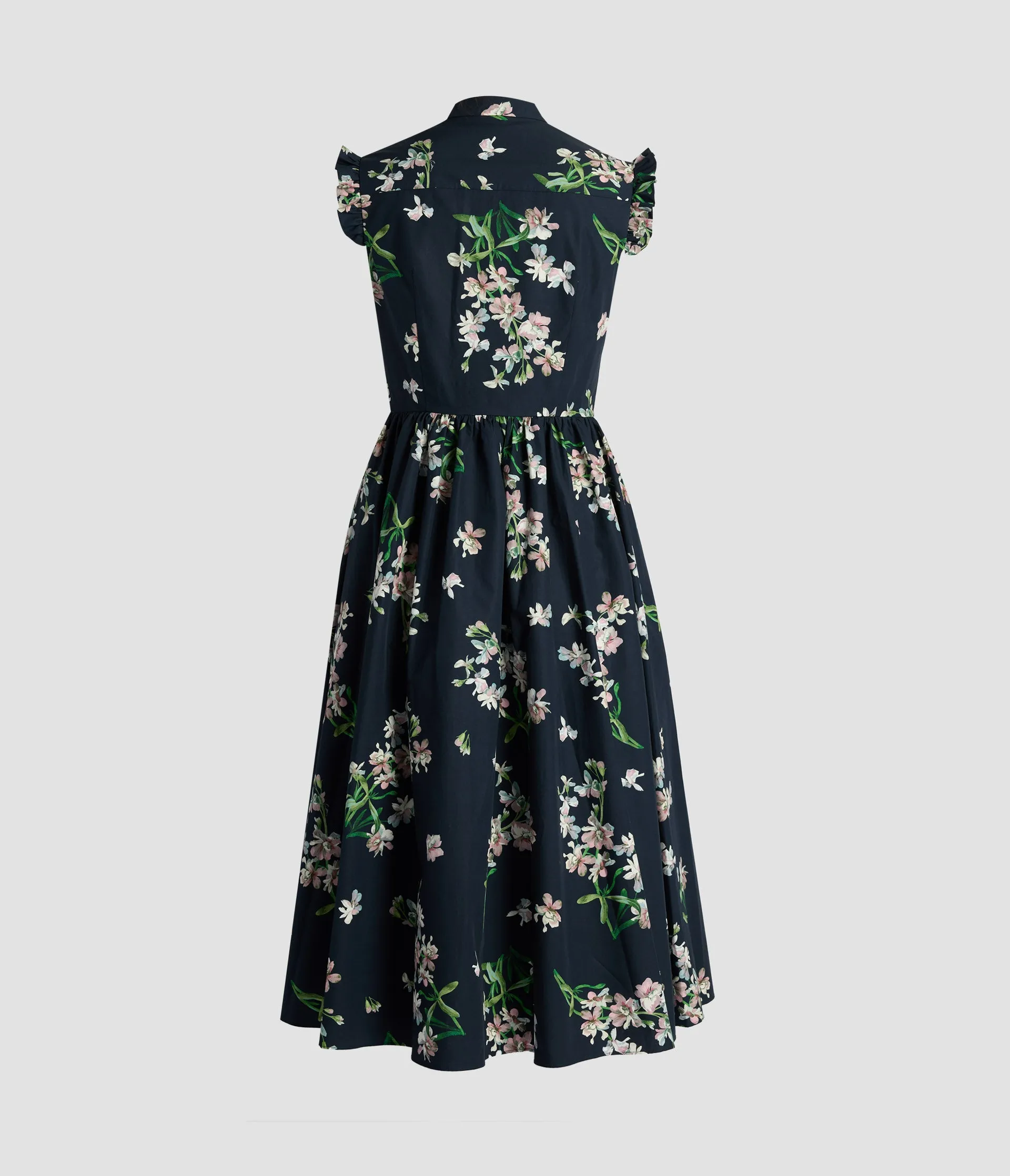 Floral Cotton Sleeveless Midi Dress sold by ERDEM product image thumbnail 2