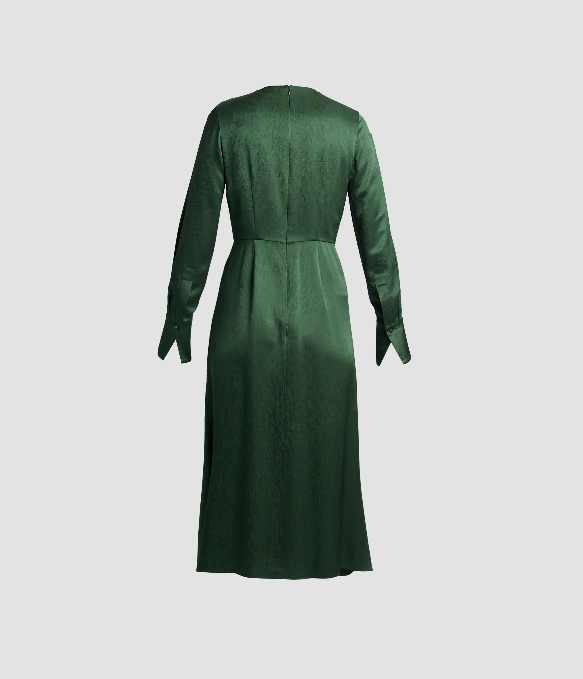 Satin Seersucker Draped Midi Dress sold by ERDEM product image thumbnail 2