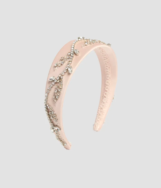 Wide Emb Headband made by ERDEM