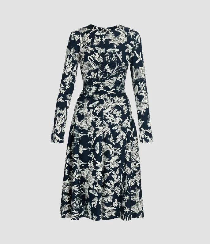 Ponte Long Sleeve Midi Dress sold by ERDEM