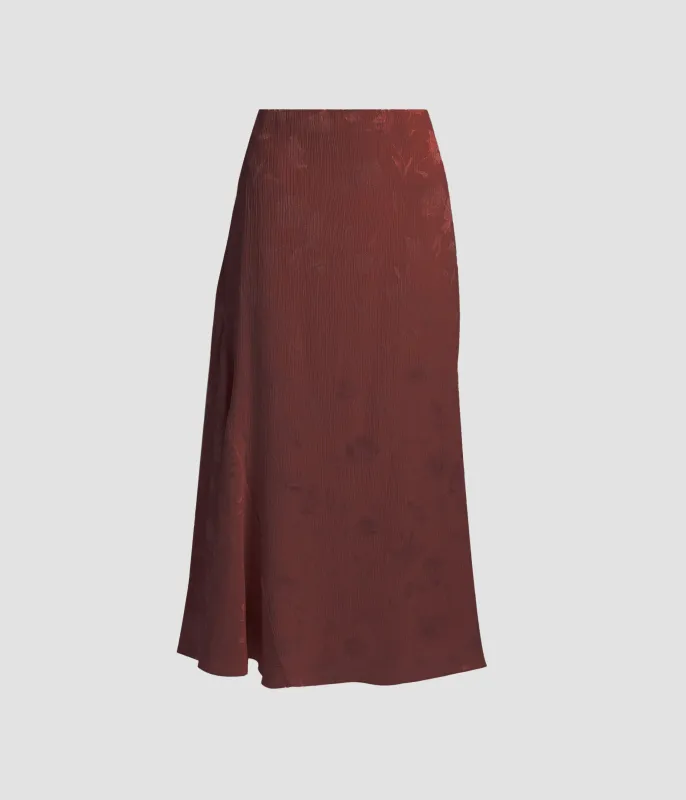 Floral Creponne Jacquard Midi Pencil Skirt sold by ERDEM