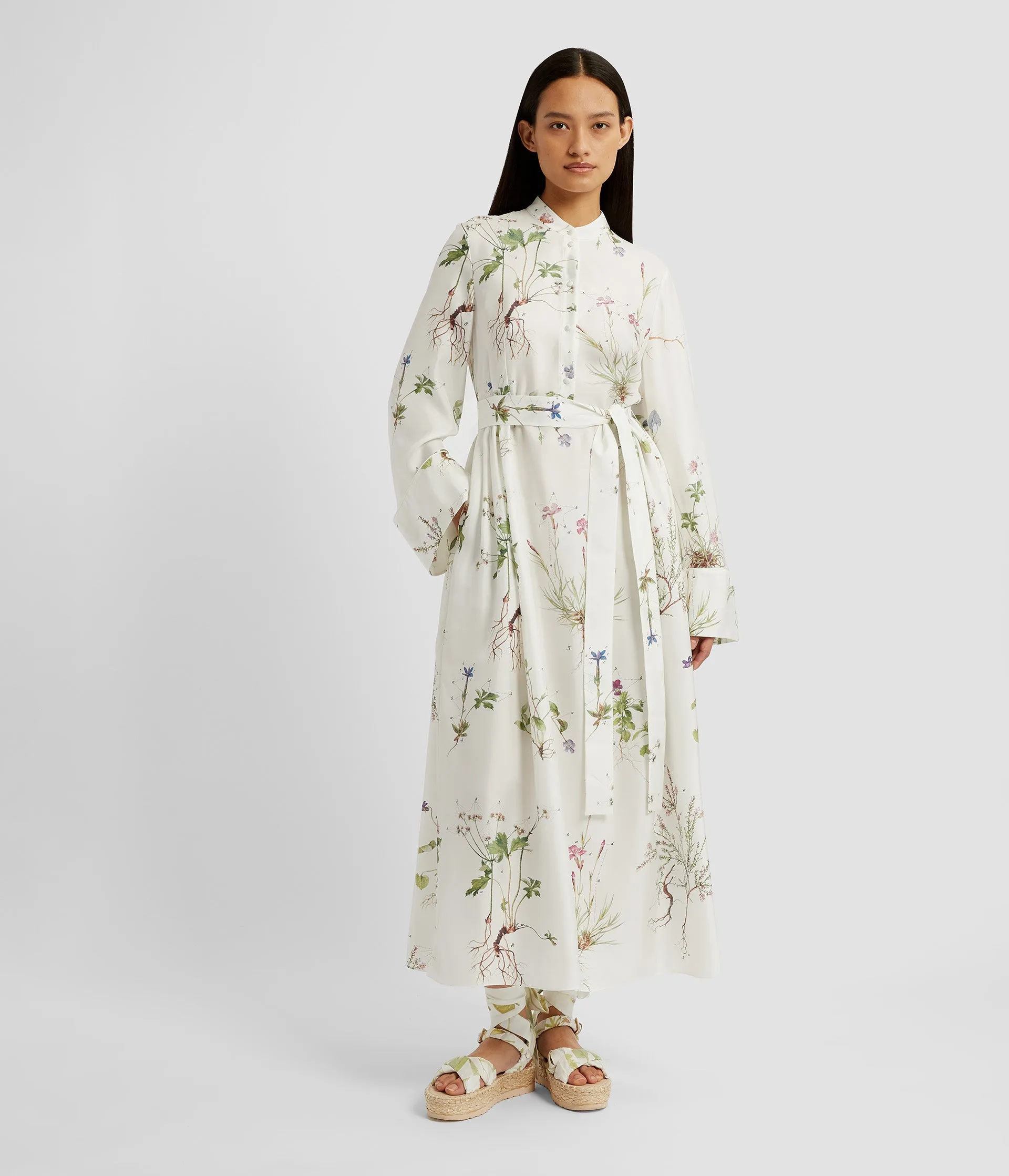 Long Sleeve Midi Dress sold by ERDEM product image thumbnail 2