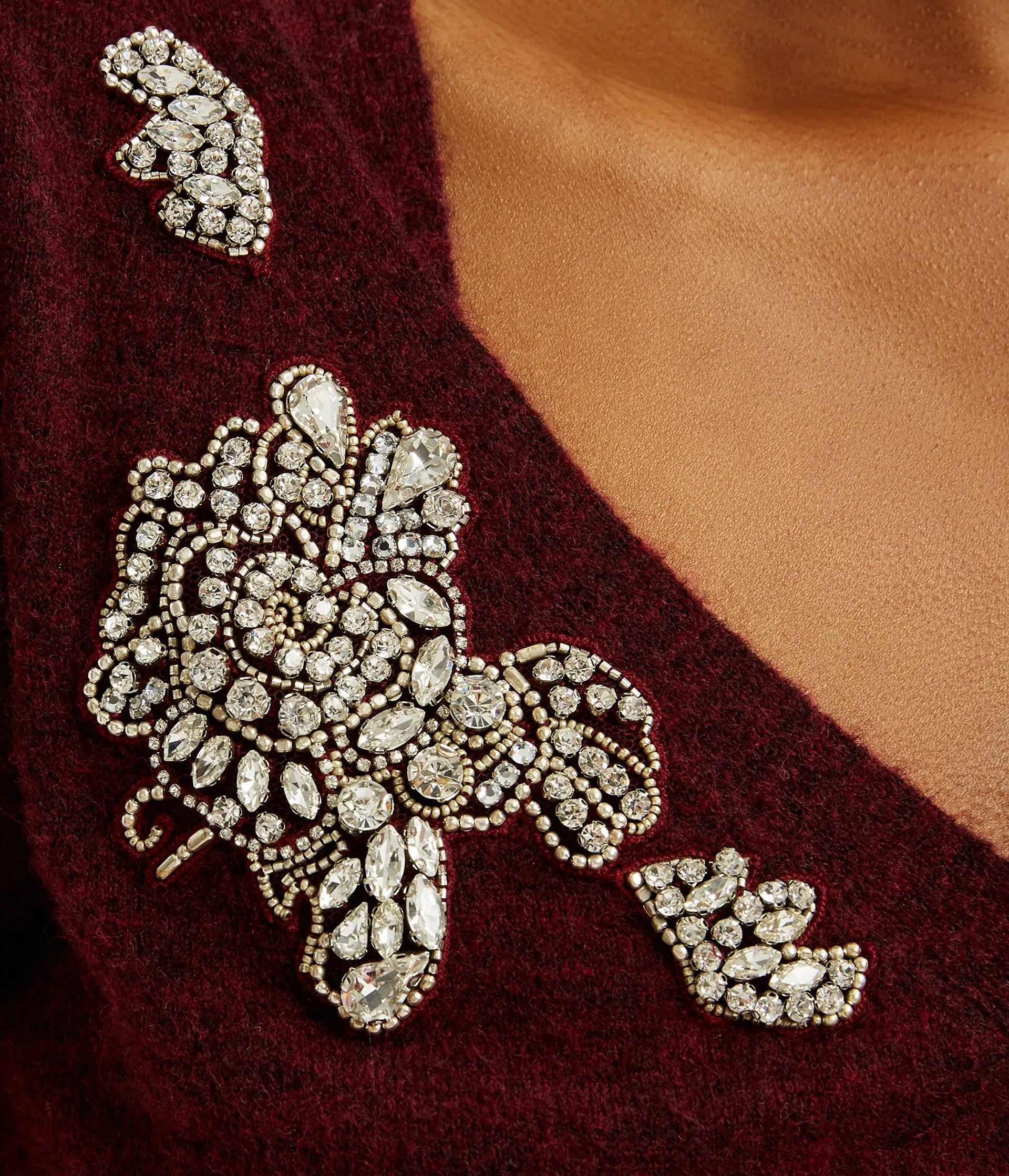 Embellished Cropped Cardigan sold by ERDEM product image thumbnail 5