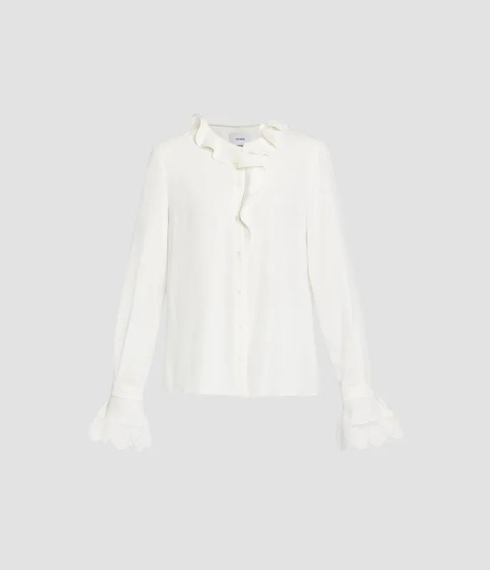 Cady Long Sleeve Shirt sold by ERDEM
