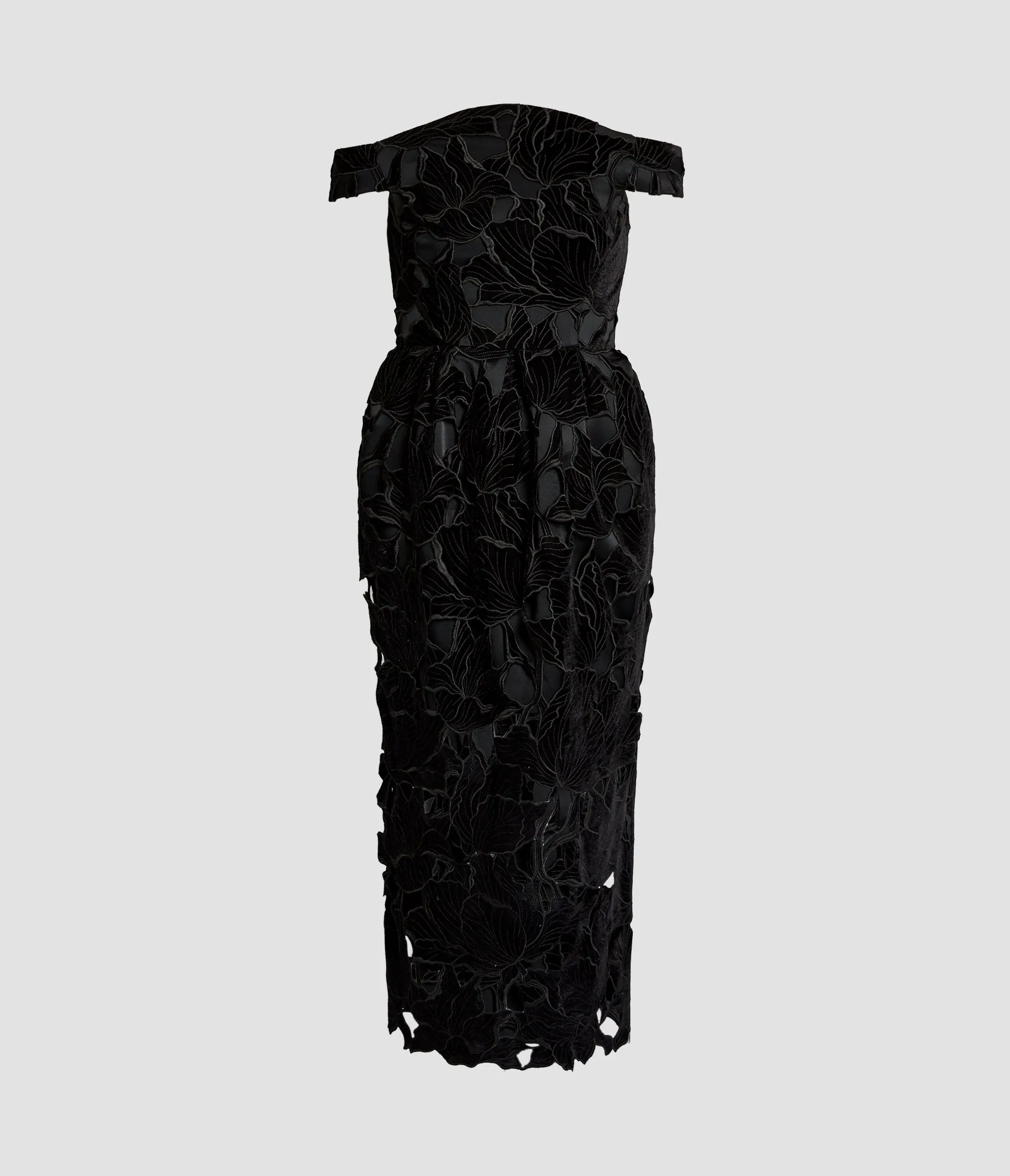 Floral Cutwork Off-The-Shoulder Midi Dress sold by ERDEM