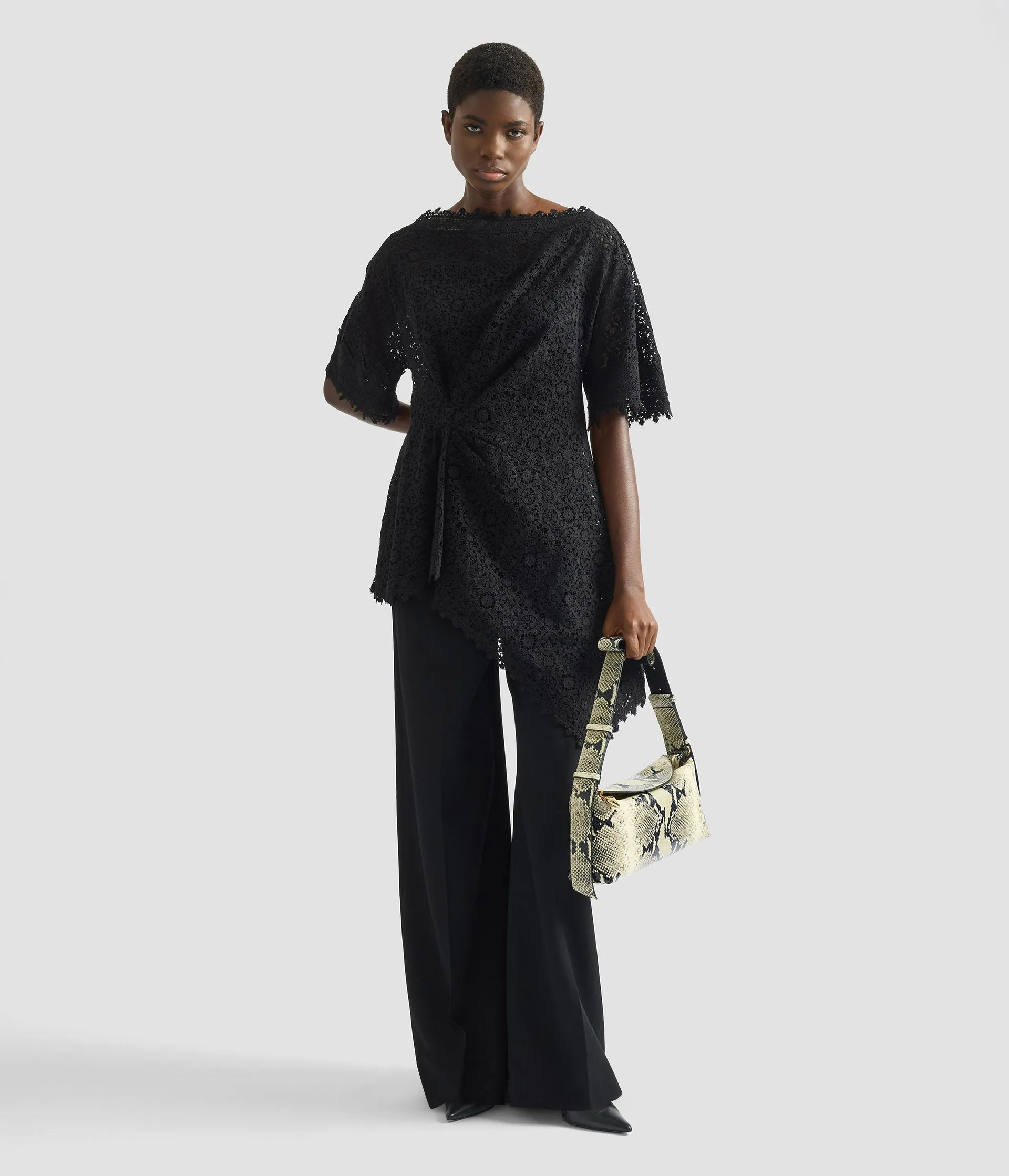 Guipure Lace Short Sleeve Blouse sold by ERDEM product image thumbnail 2