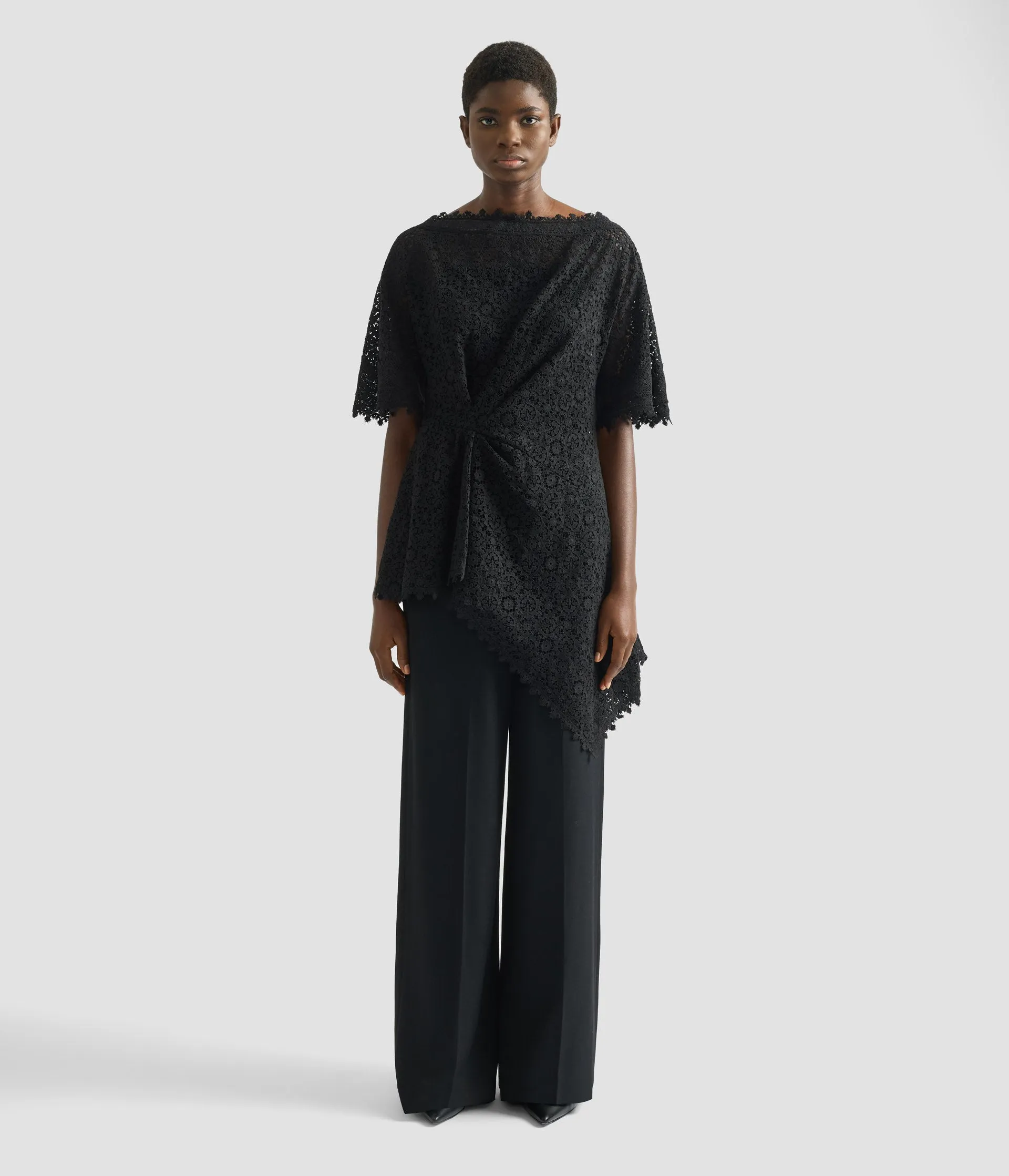 Guipure Lace Short Sleeve Blouse sold by ERDEM product image thumbnail 3