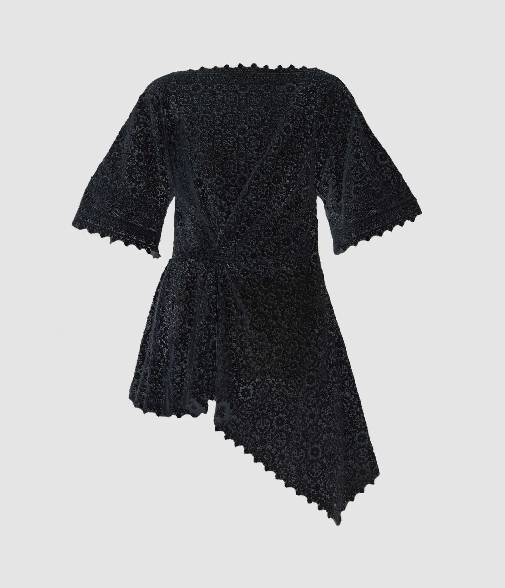 Guipure Lace Short Sleeve Blouse sold by ERDEM