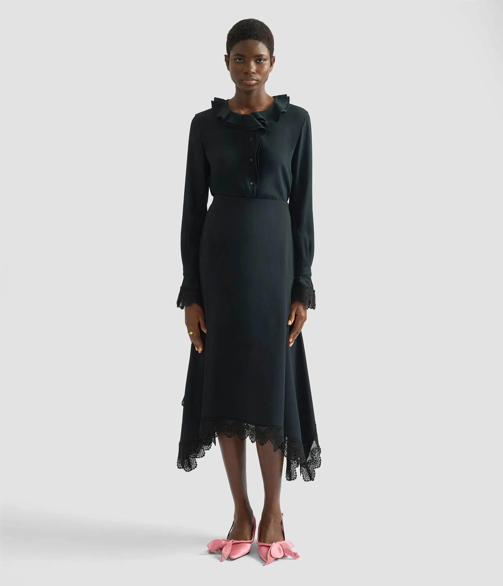 Cady Pencil Midi Skirt sold by ERDEM product image thumbnail 2