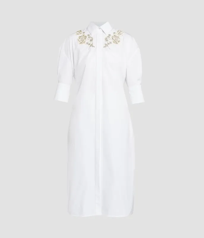 Embellished Shirt Dress sold by ERDEM