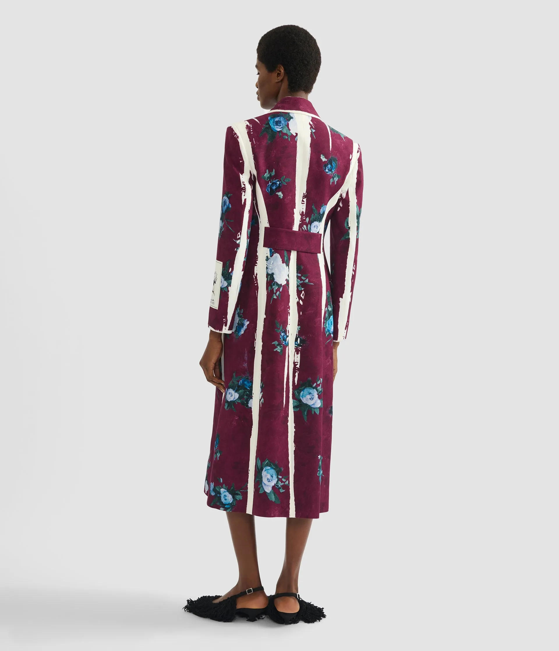 Floral Print Tailored Coat sold by ERDEM product image thumbnail 3