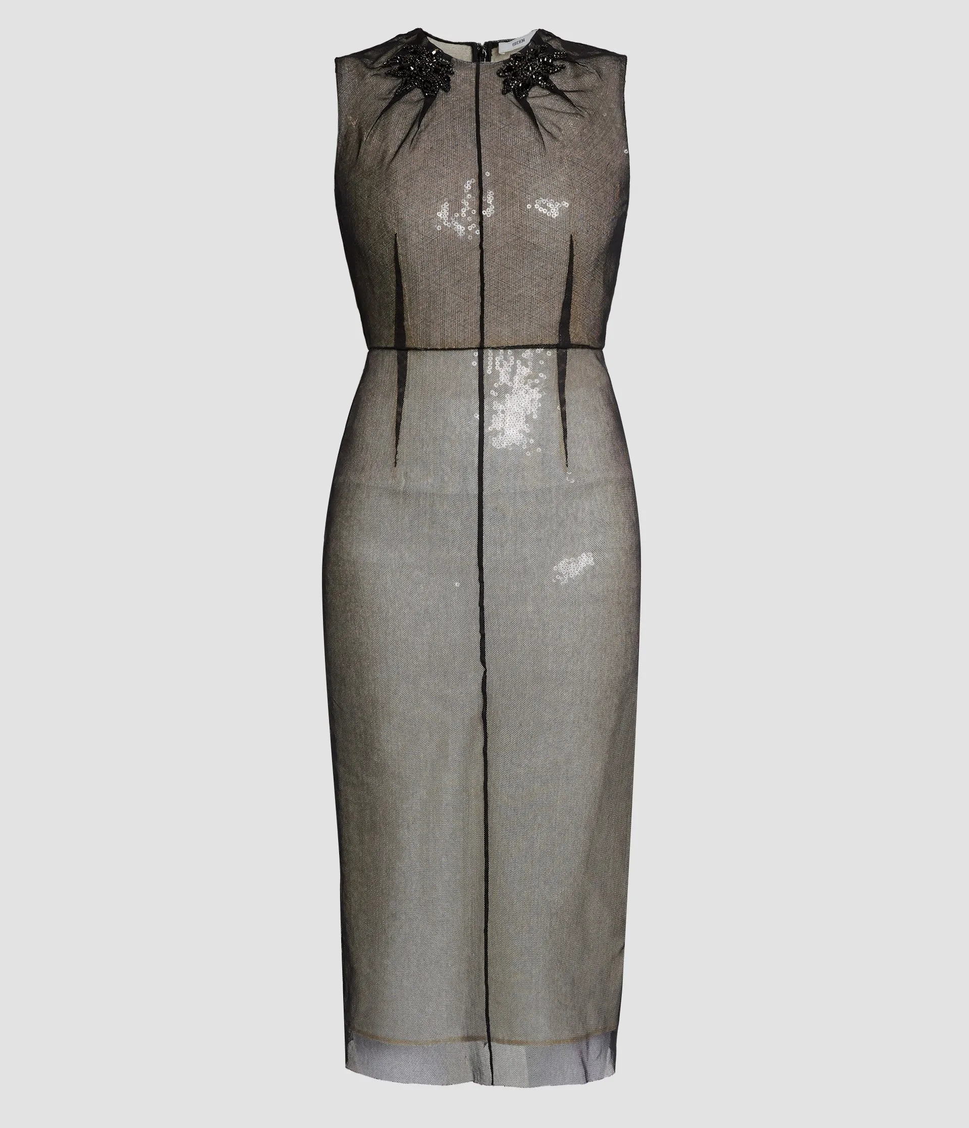 Embellished Organza Sequin Midi Dress sold by ERDEM