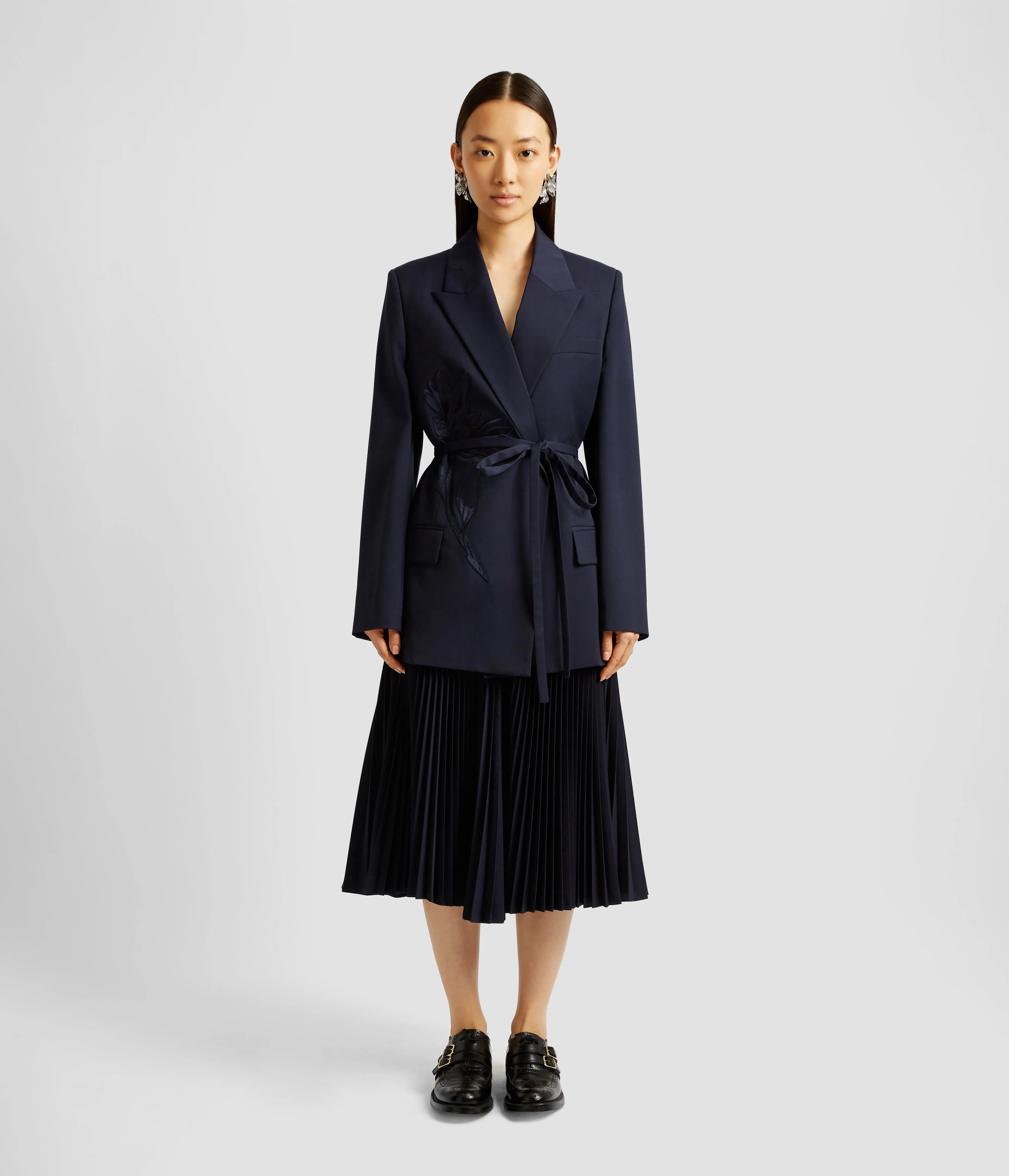 Pleated Midi Skirt sold by ERDEM product image thumbnail 4