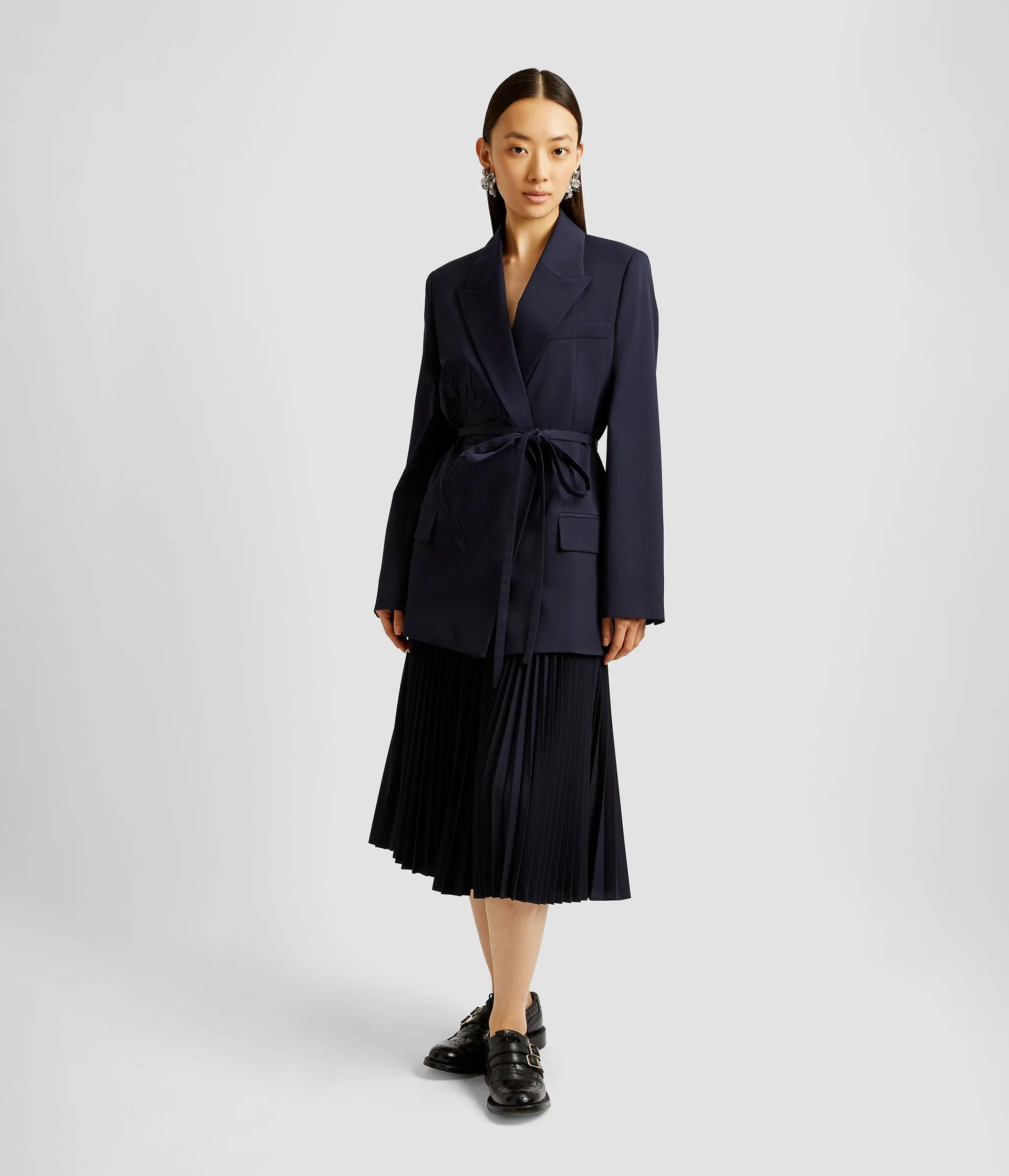 Pleated Midi Skirt sold by ERDEM product image thumbnail 2