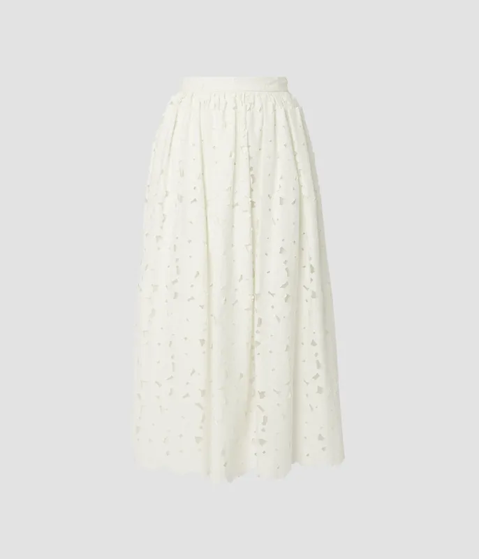 Gathered Midi Skirt sold by ERDEM