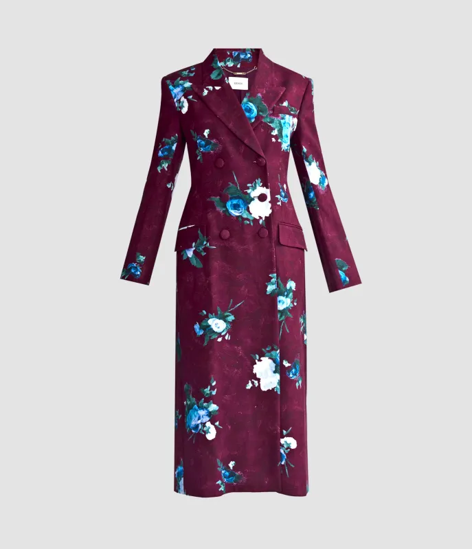 Floral Print Tailored Coat sold by ERDEM