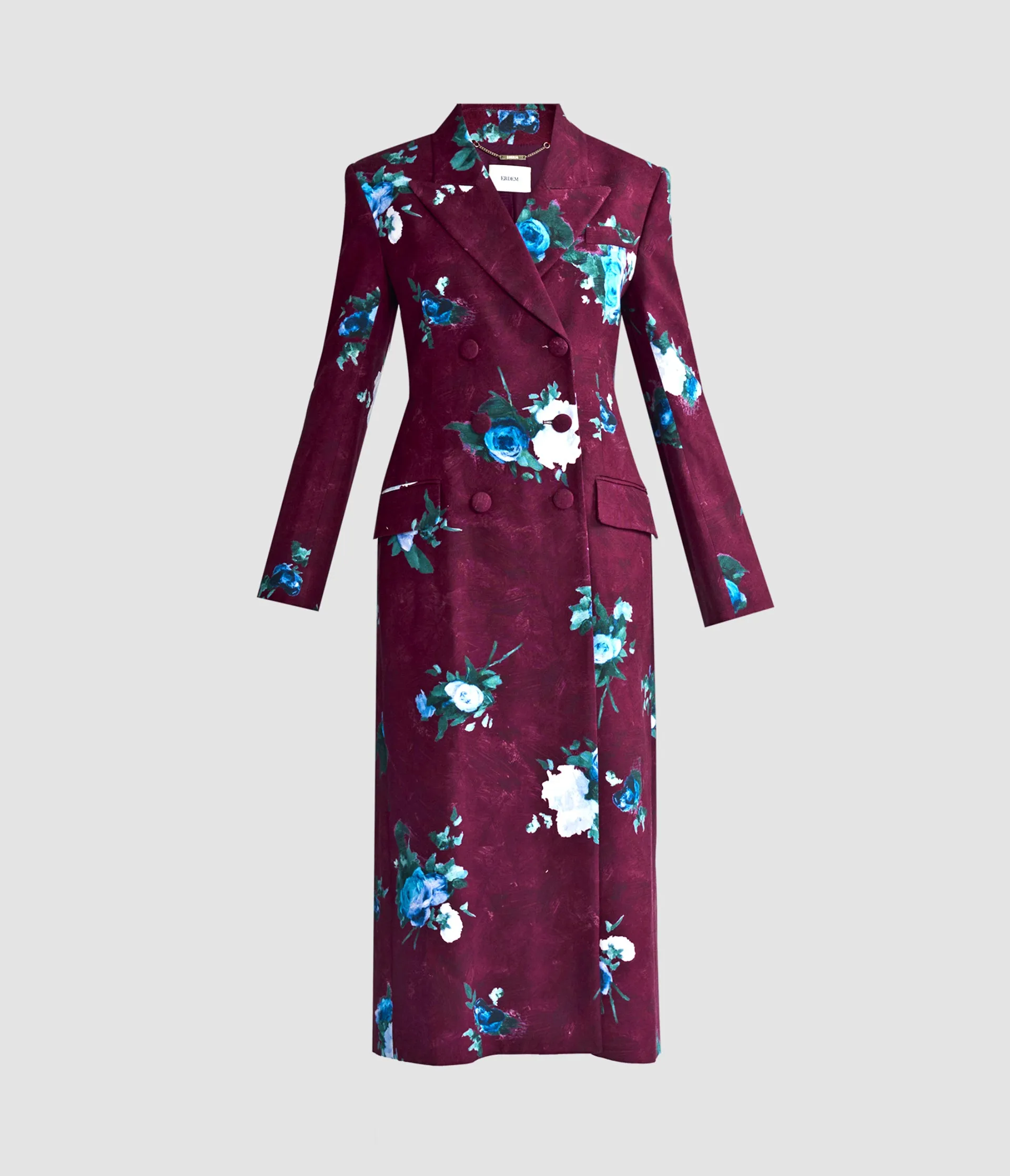 Floral Print Tailored Coat sold by ERDEM