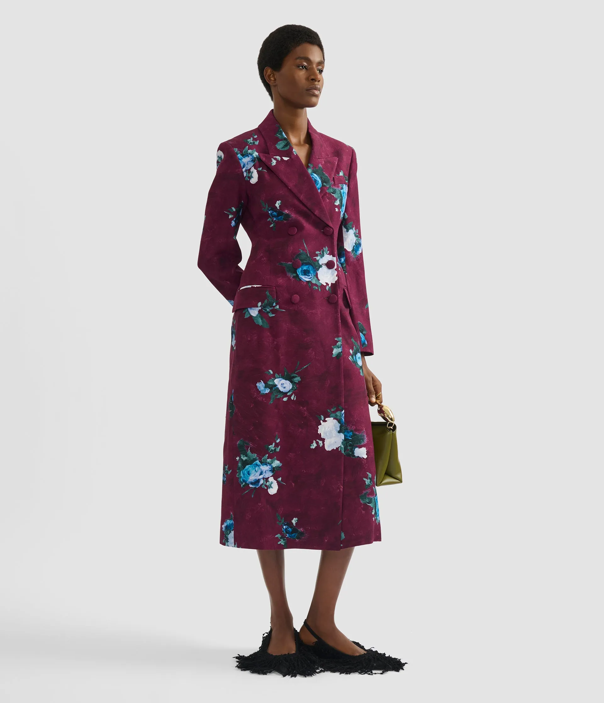 Floral Print Tailored Coat sold by ERDEM product image thumbnail 2