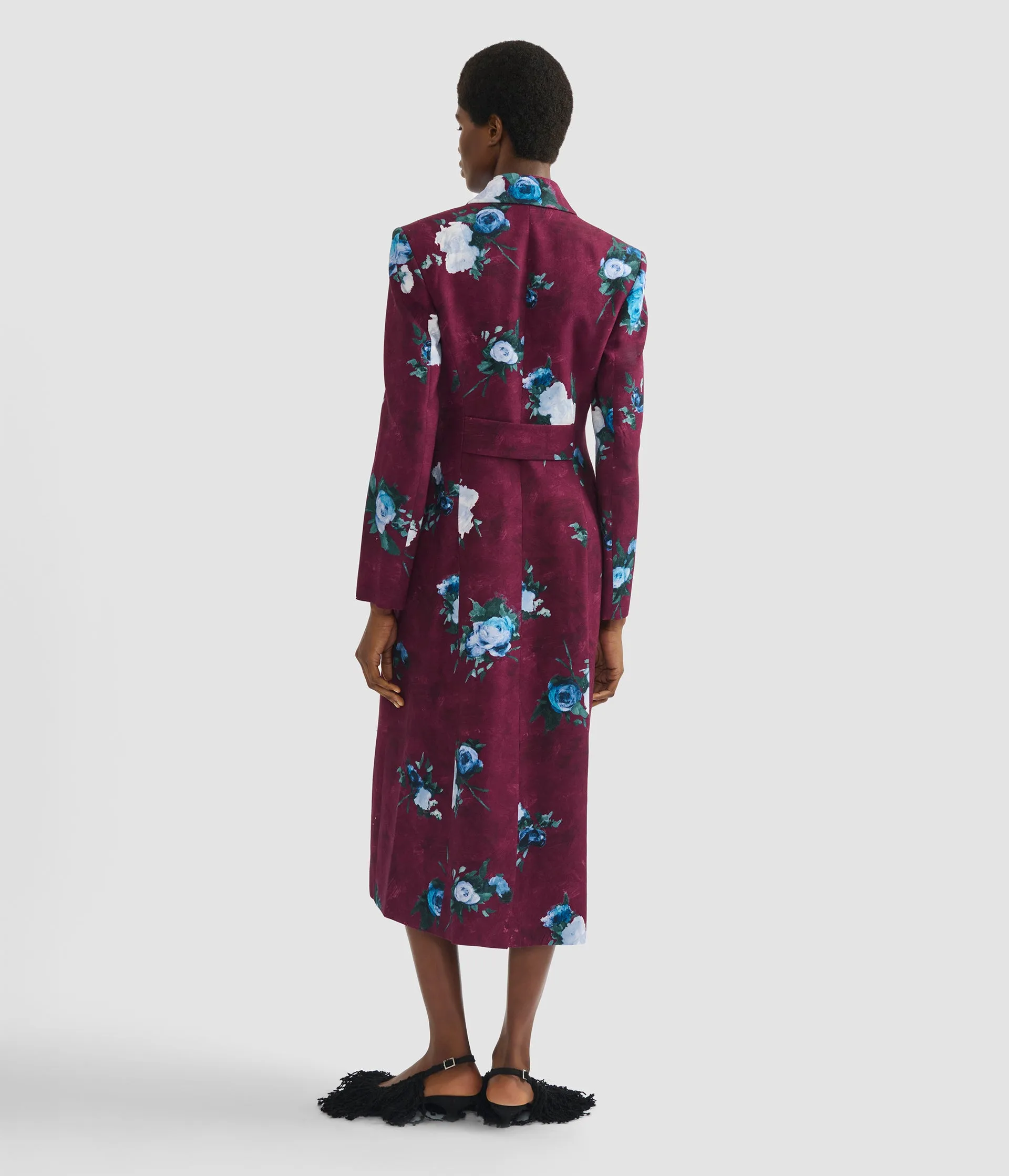Floral Print Tailored Coat sold by ERDEM product image thumbnail 3