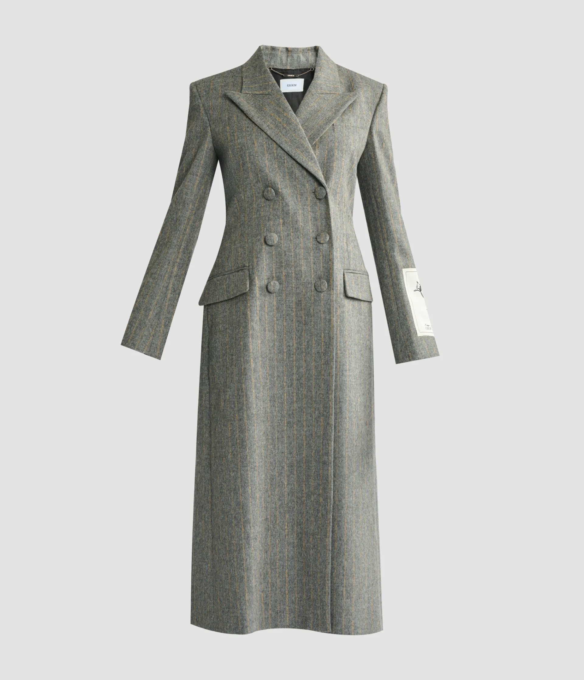 Pinstripe Tailored Coat sold by ERDEM
