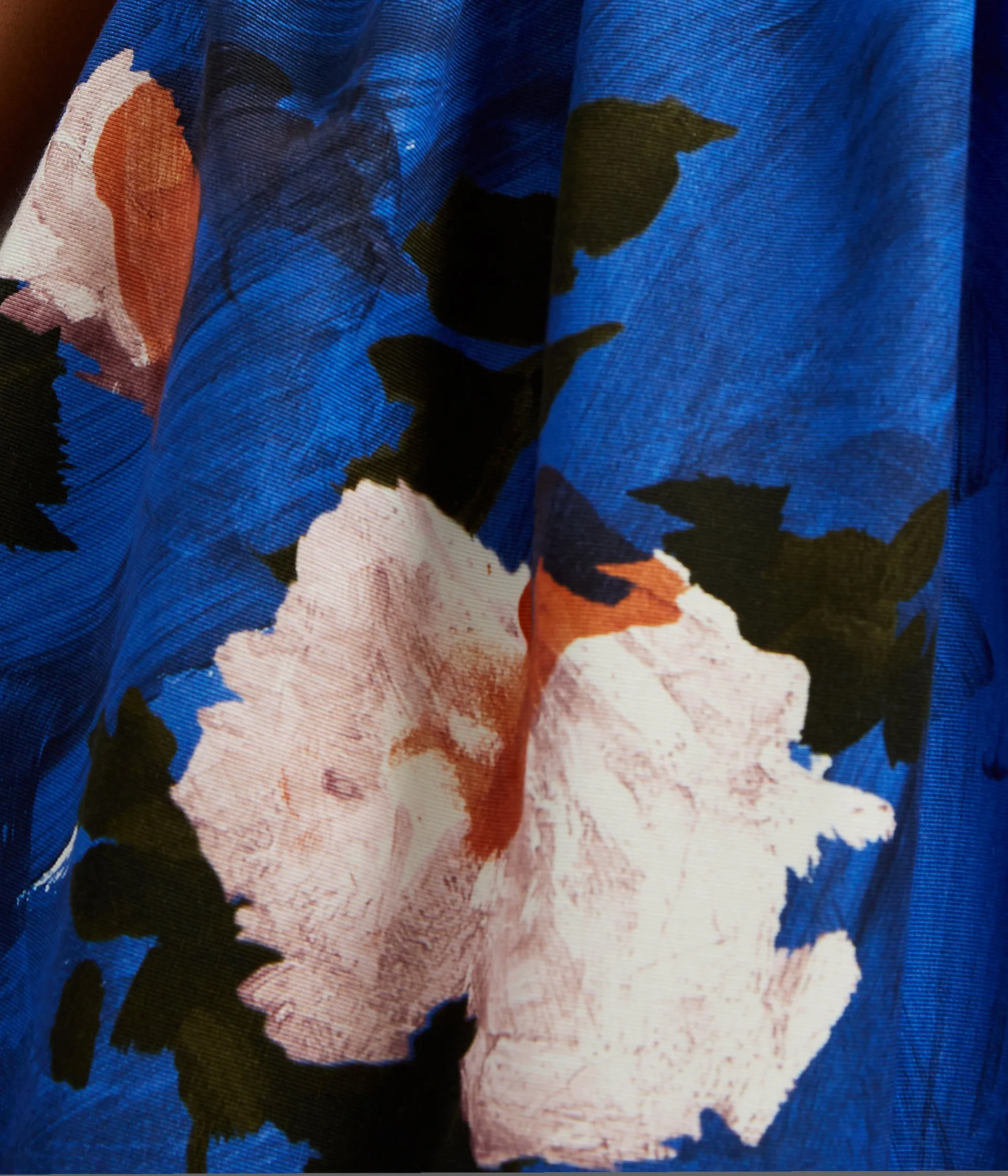 Floral Print Cotton Faille Shirt Dress sold by ERDEM product image thumbnail 3