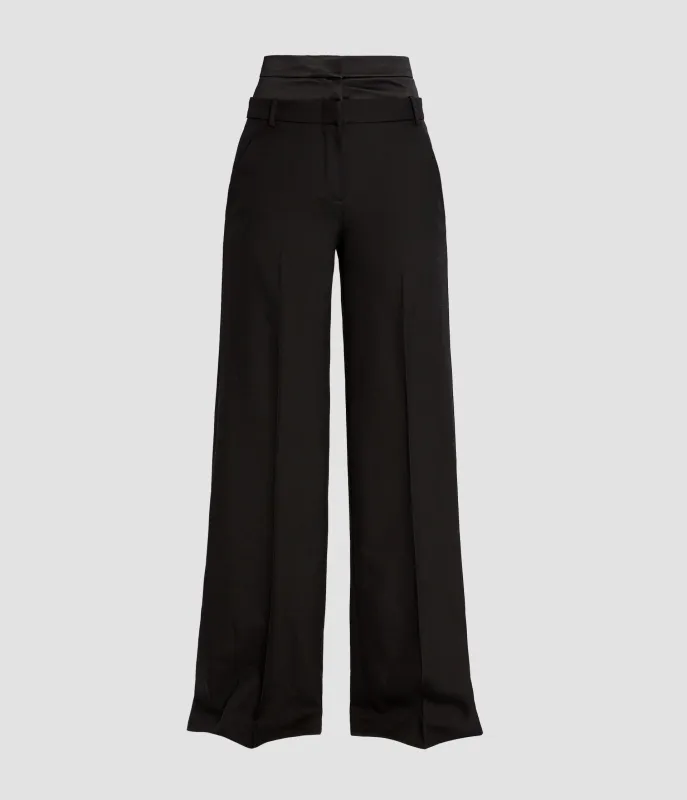 Grain De Poudre Wide Leg Trouser sold by ERDEM
