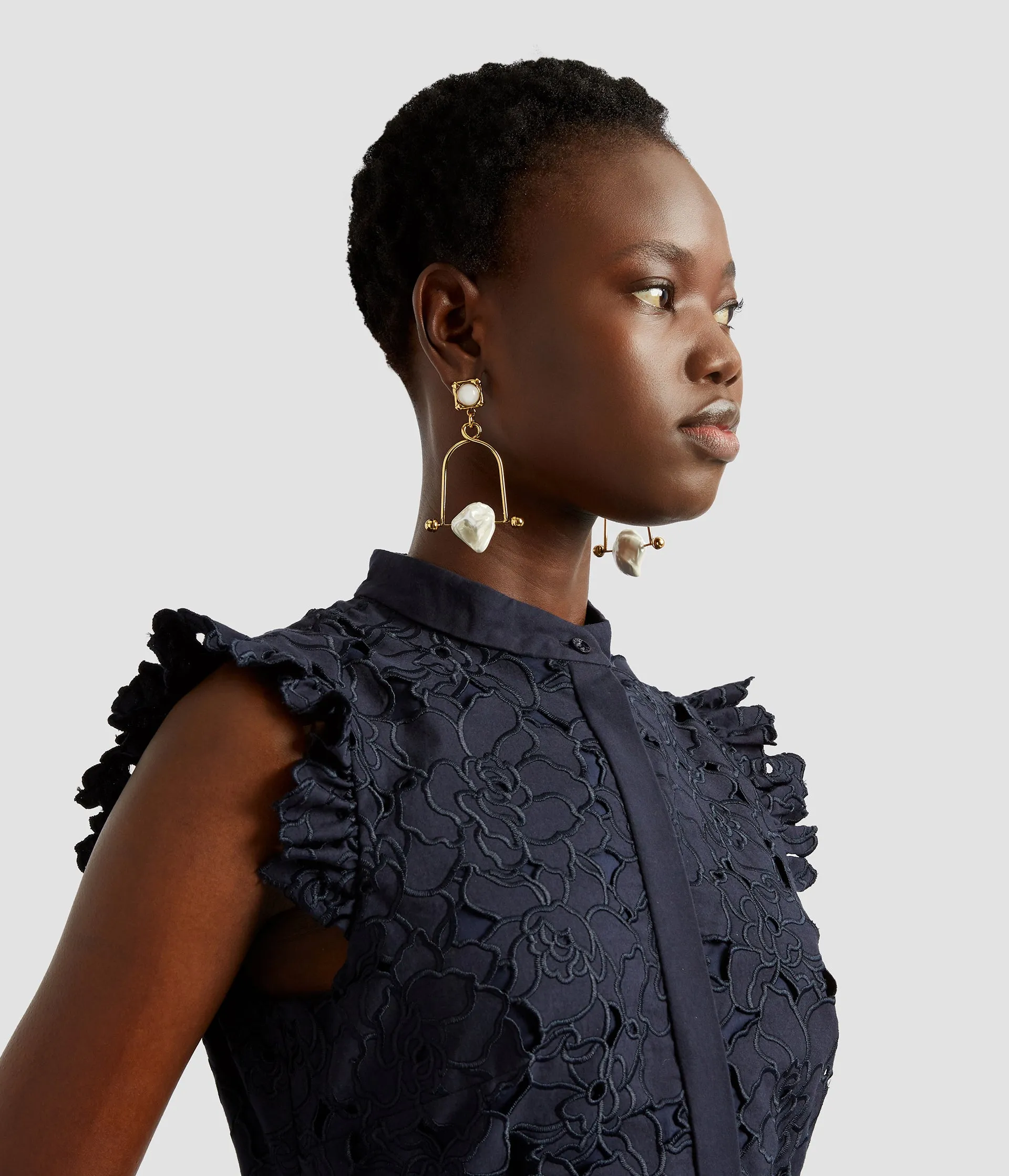 Sleeveless Midi Dress sold by ERDEM product image thumbnail 4