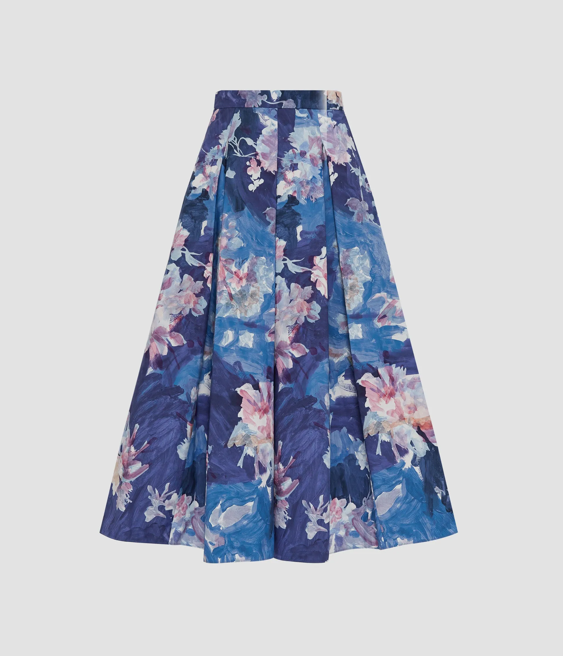 Floral Print Full Midi Skirt sold by ERDEM