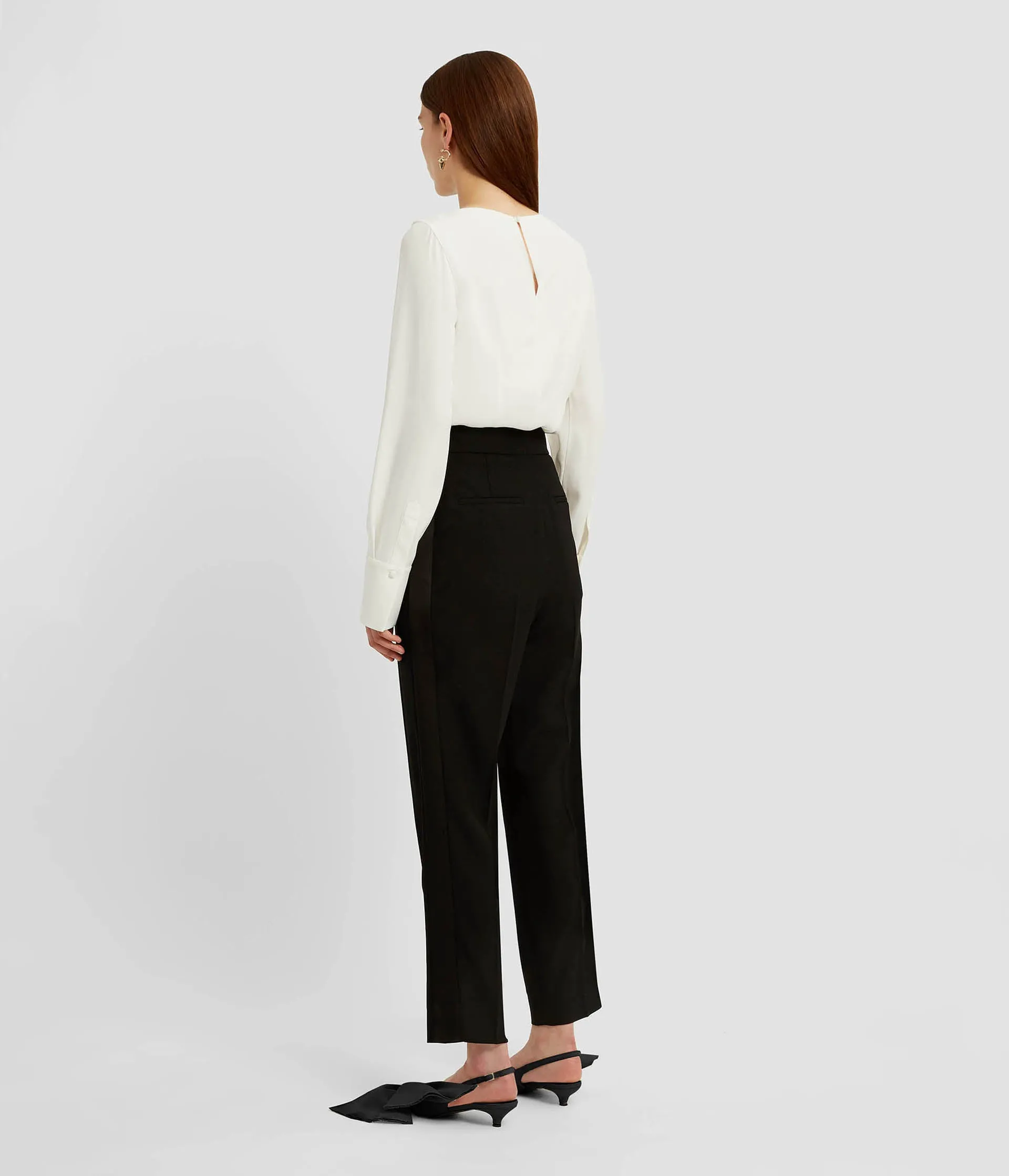 Grain De Poudre Tailored Trousers sold by ERDEM product image thumbnail 3