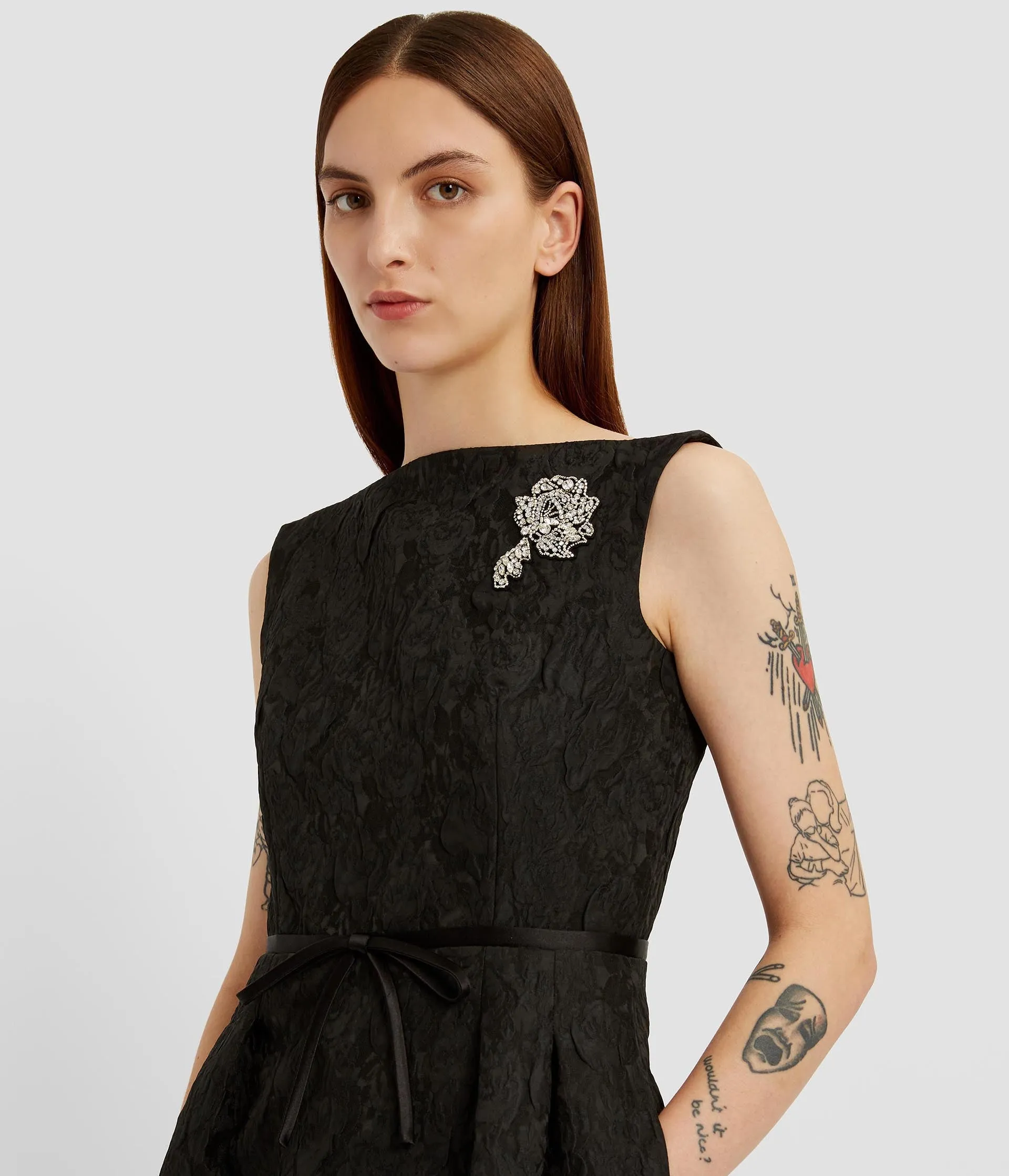 Embellished Jacquard Midi Dress sold by ERDEM product image thumbnail 4