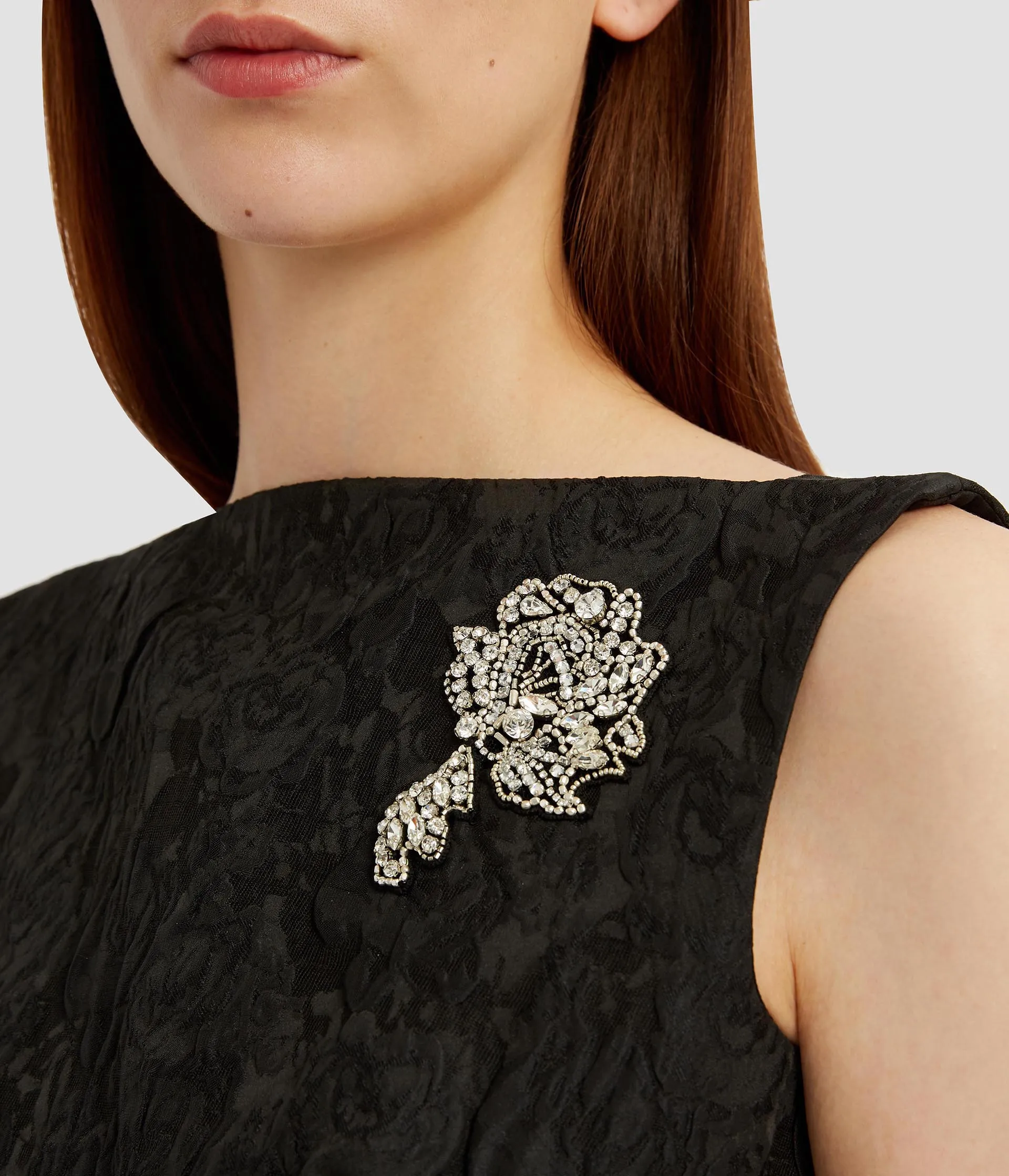 Embellished Jacquard Midi Dress sold by ERDEM product image thumbnail 5