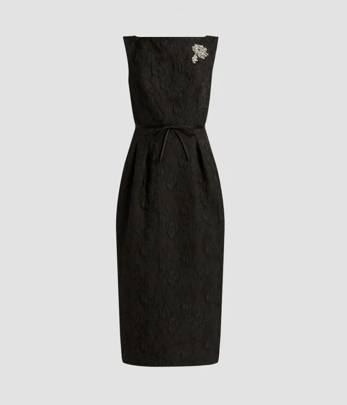 Embellished Jacquard Midi Dress sold by ERDEM