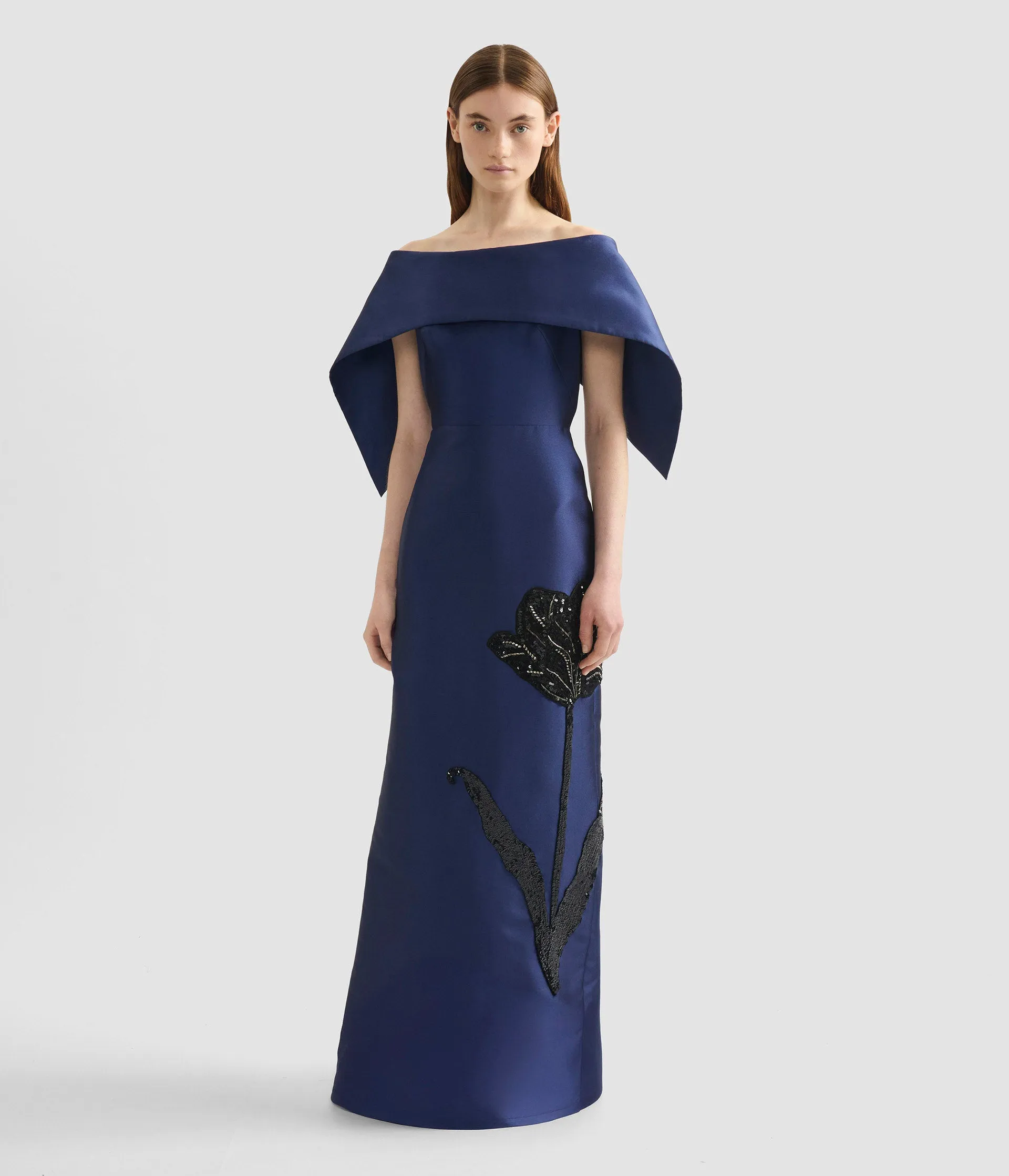 Embellished Mikado Off-The-Shoulder Gown sold by ERDEM product image thumbnail 2