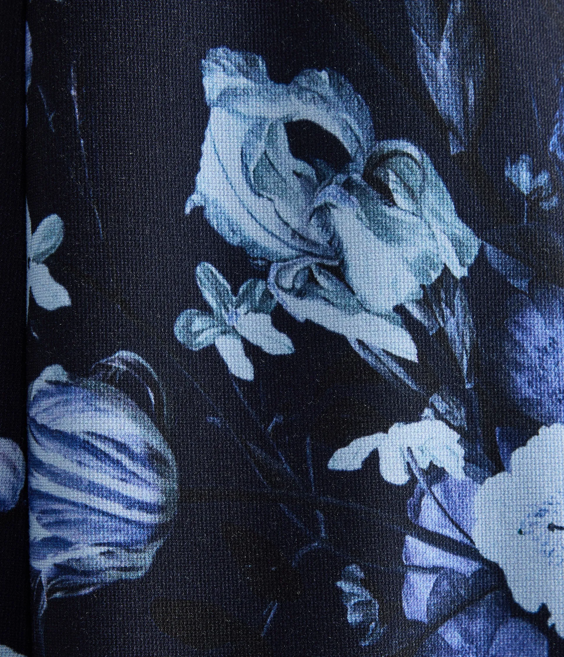 Floral Print Ponte Jersey Long Sleeve Midi Dress sold by ERDEM product image thumbnail 5